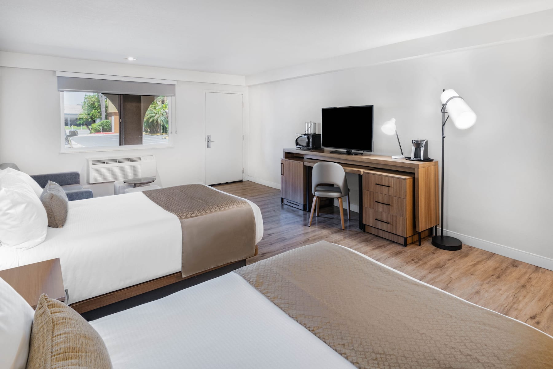 Guest room at the Wyndham Garden San Diego near SeaWorld in San Diego, California