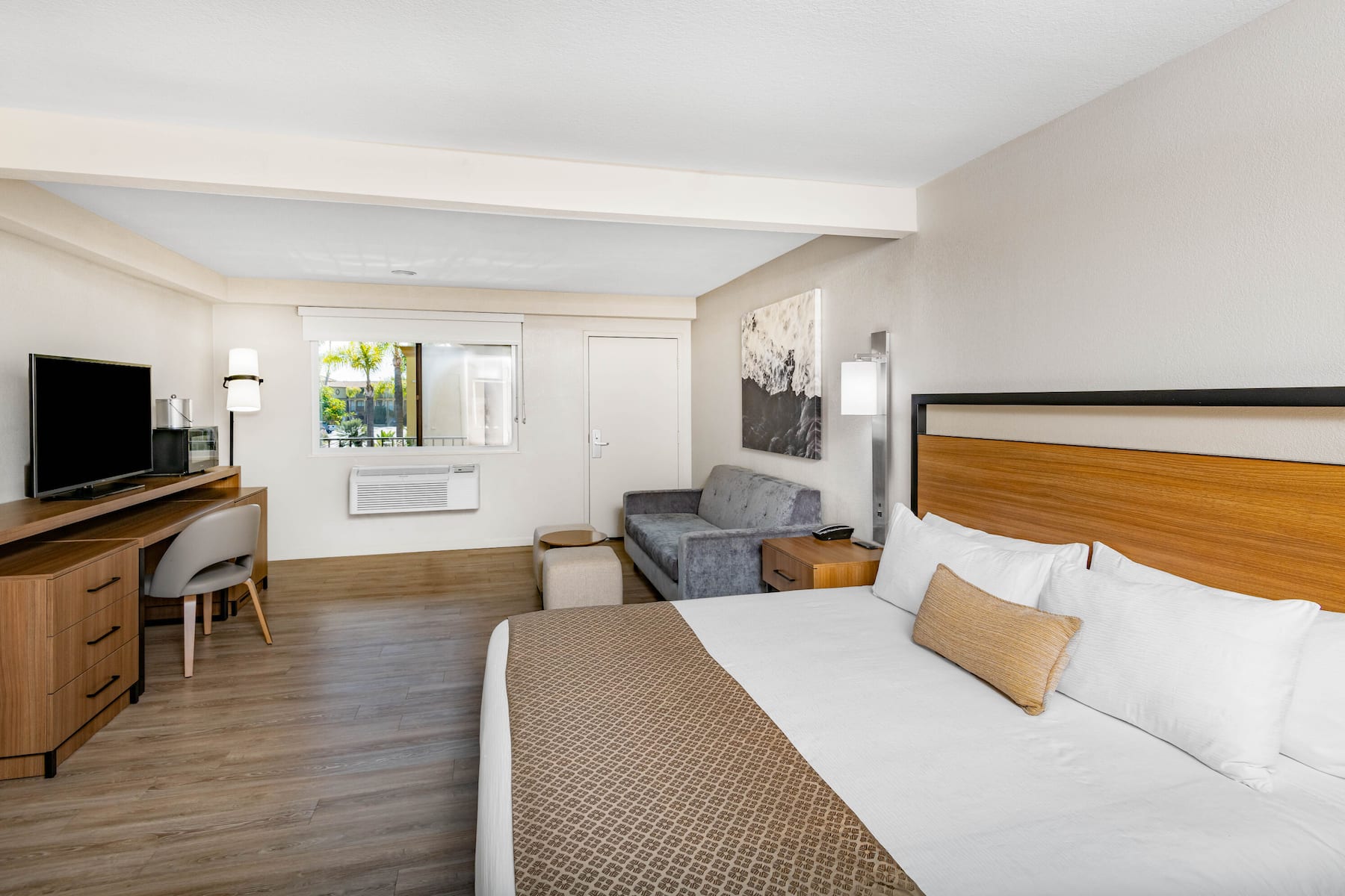 Guest room at the Wyndham Garden San Diego near SeaWorld in San Diego, California