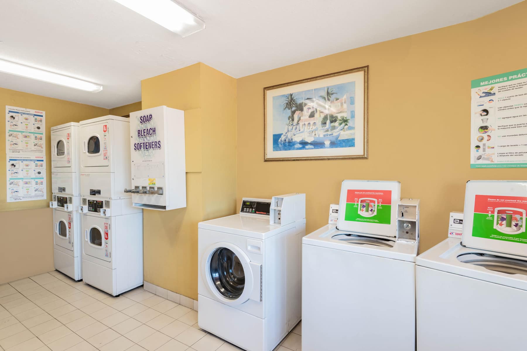 Laundry facilities at Wyndham Garden San Diego near SeaWorld in San Diego, California