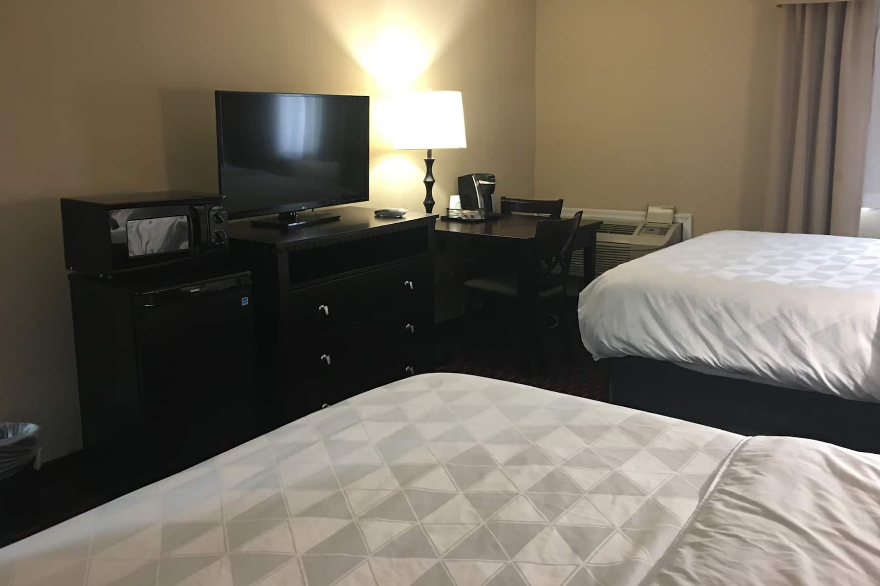 Guest room at the Wyndham Garden Dover in Dover, Delaware