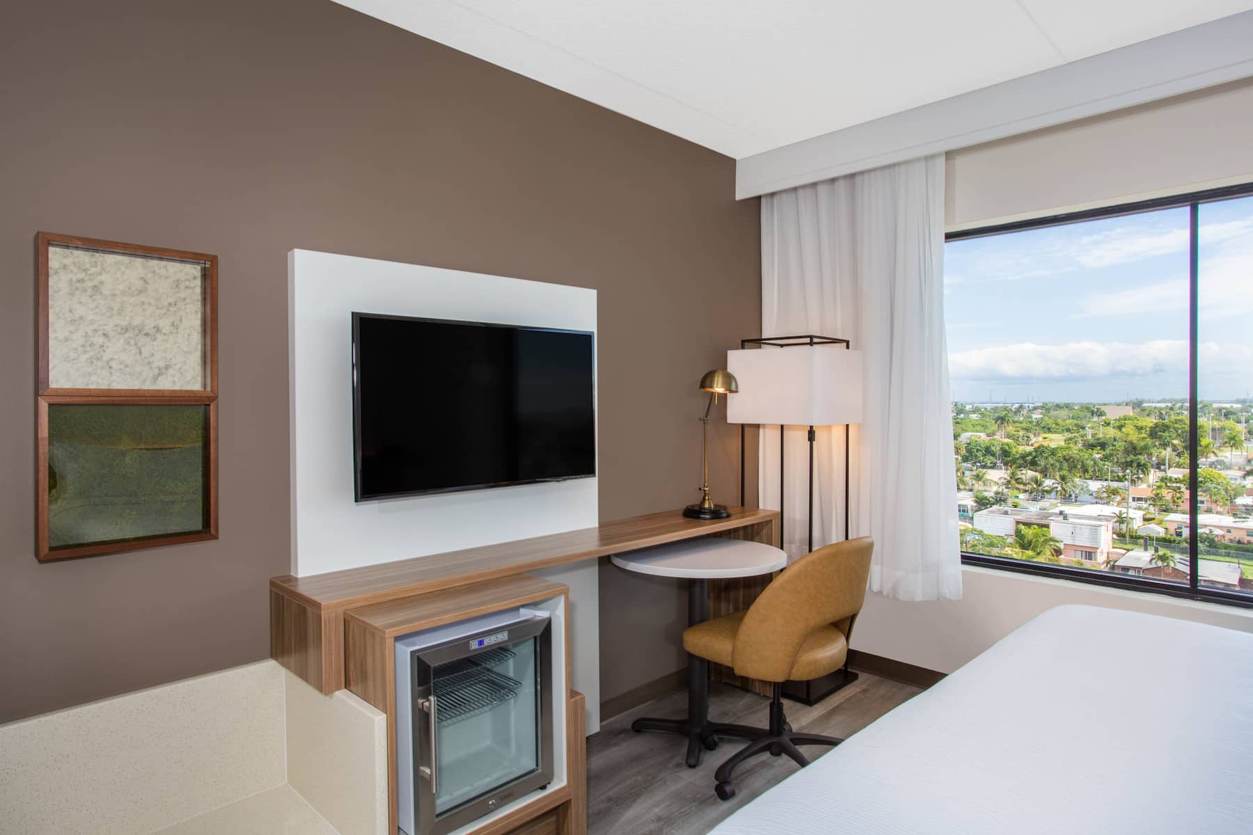 Guest room feature at the Wyndham Garden Ft Lauderdale Airport & Cruise Port in Dania Beach, Florida