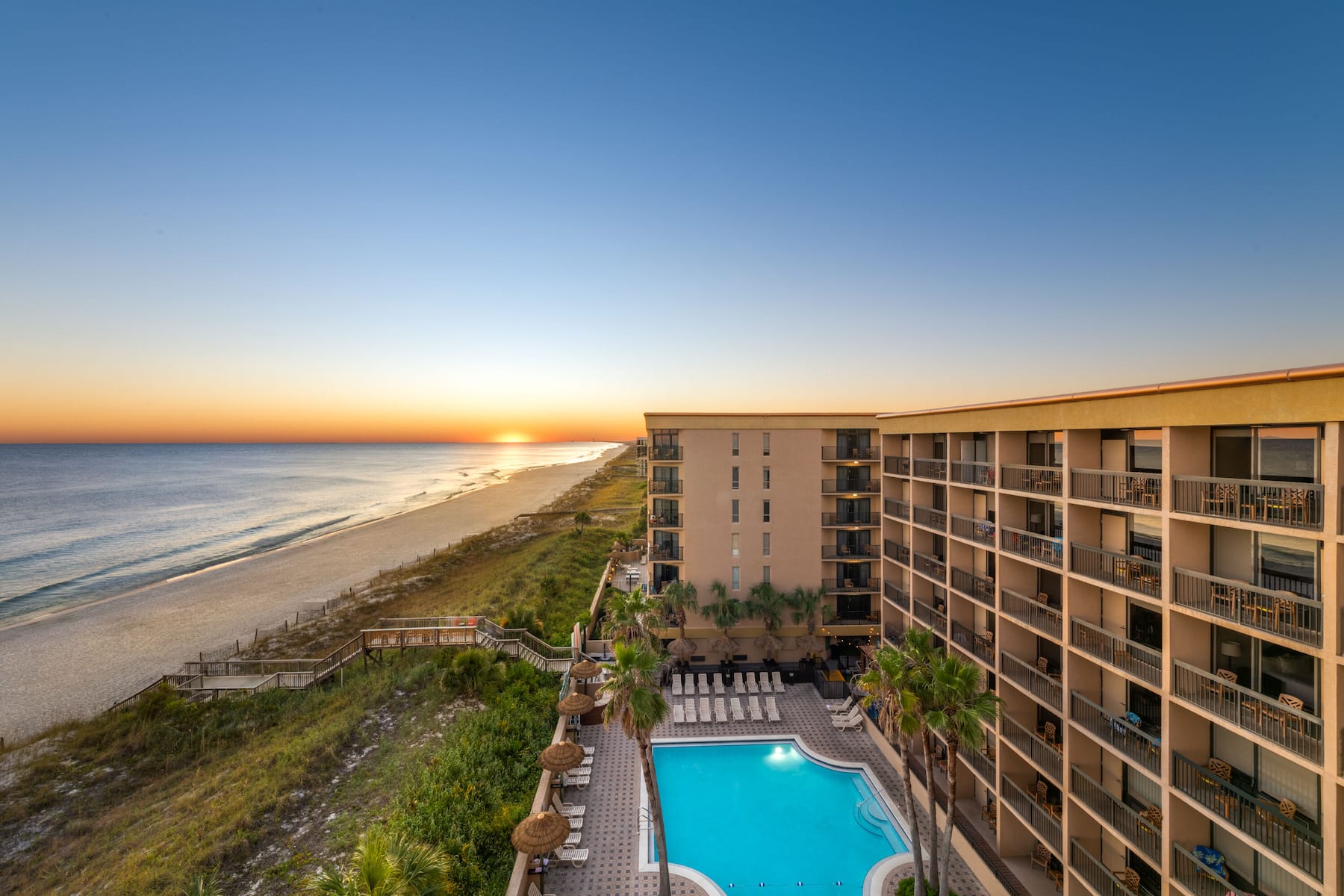 Exterior of Wyndham Garden Fort Walton Beach Destin hotel in Fort Walton Beach, Florida