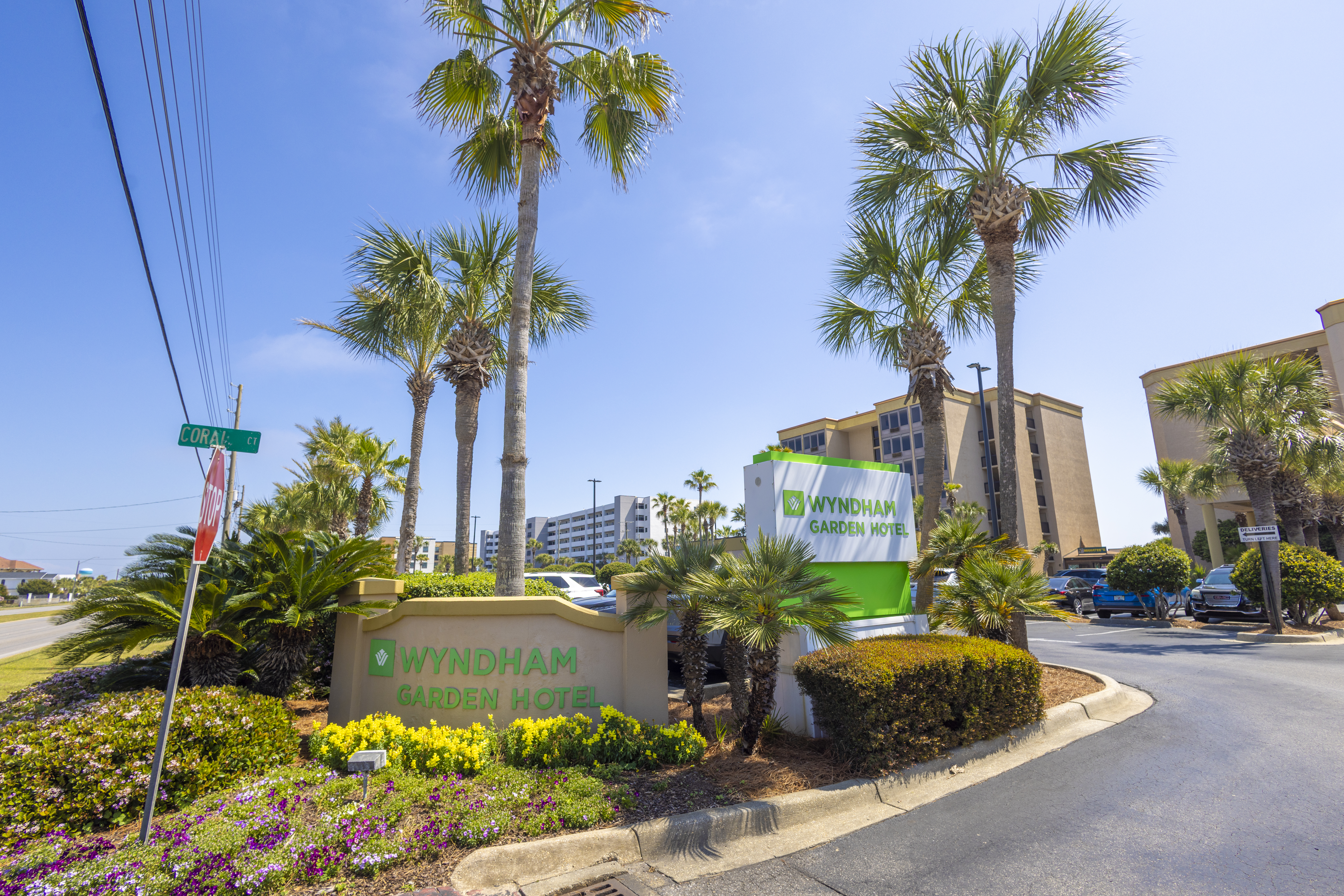 Exterior of Wyndham Garden Fort Walton Beach Destin hotel in Fort Walton Beach, Florida