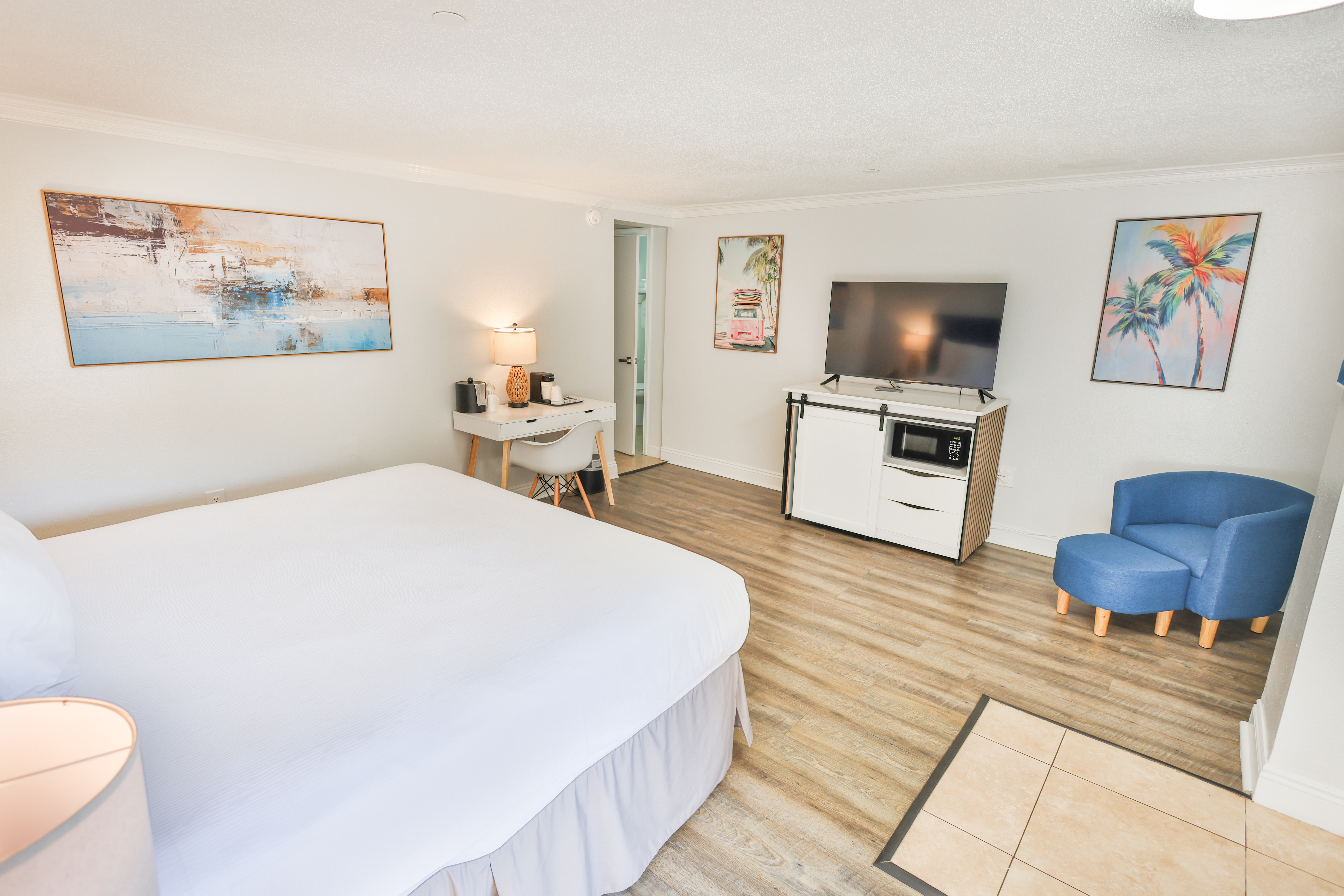 Guest room at the Wyndham Garden Fort Walton Beach Destin in Fort Walton Beach, Florida