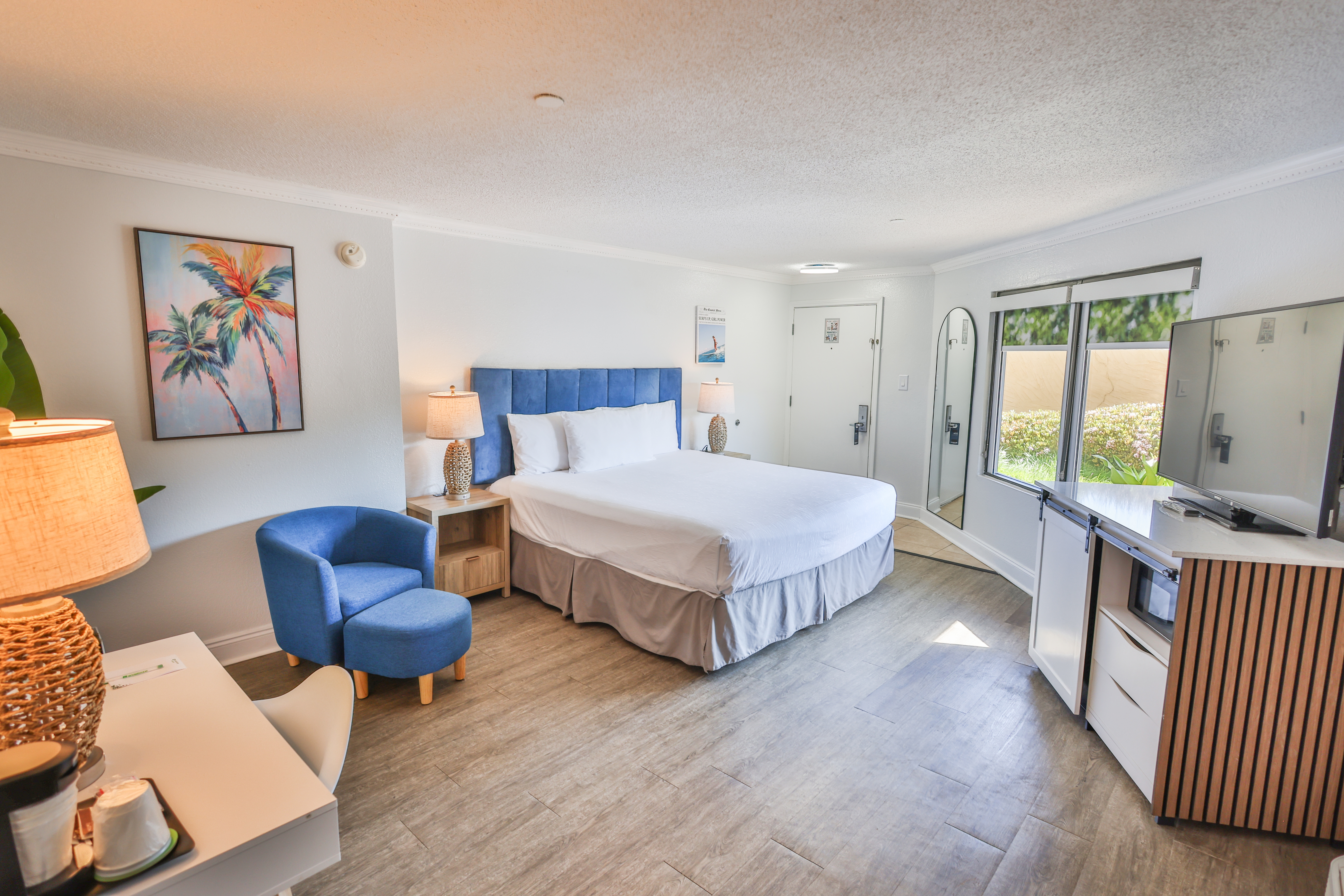 Guest room at the Wyndham Garden Fort Walton Beach Destin in Fort Walton Beach, Florida