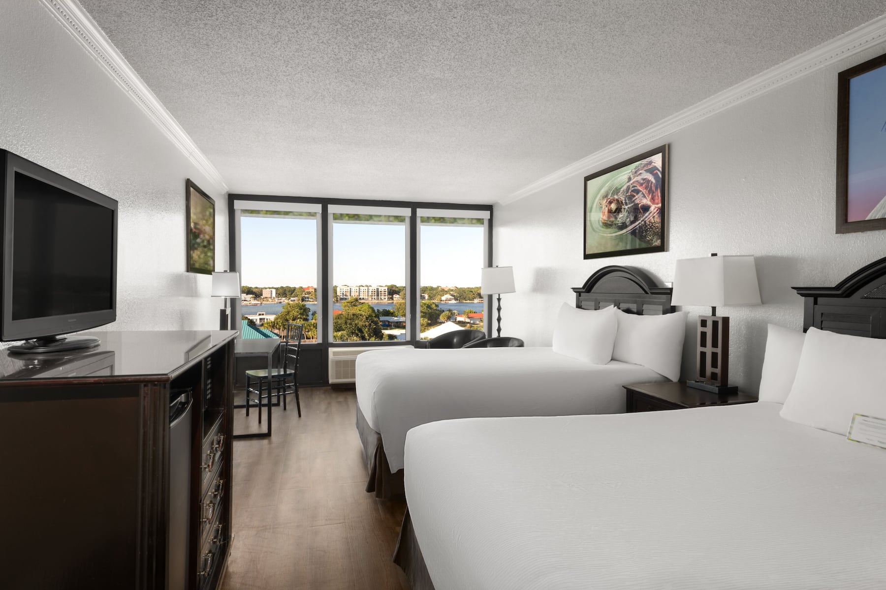 Guest room at the Wyndham Garden Fort Walton Beach Destin in Fort Walton Beach, Florida