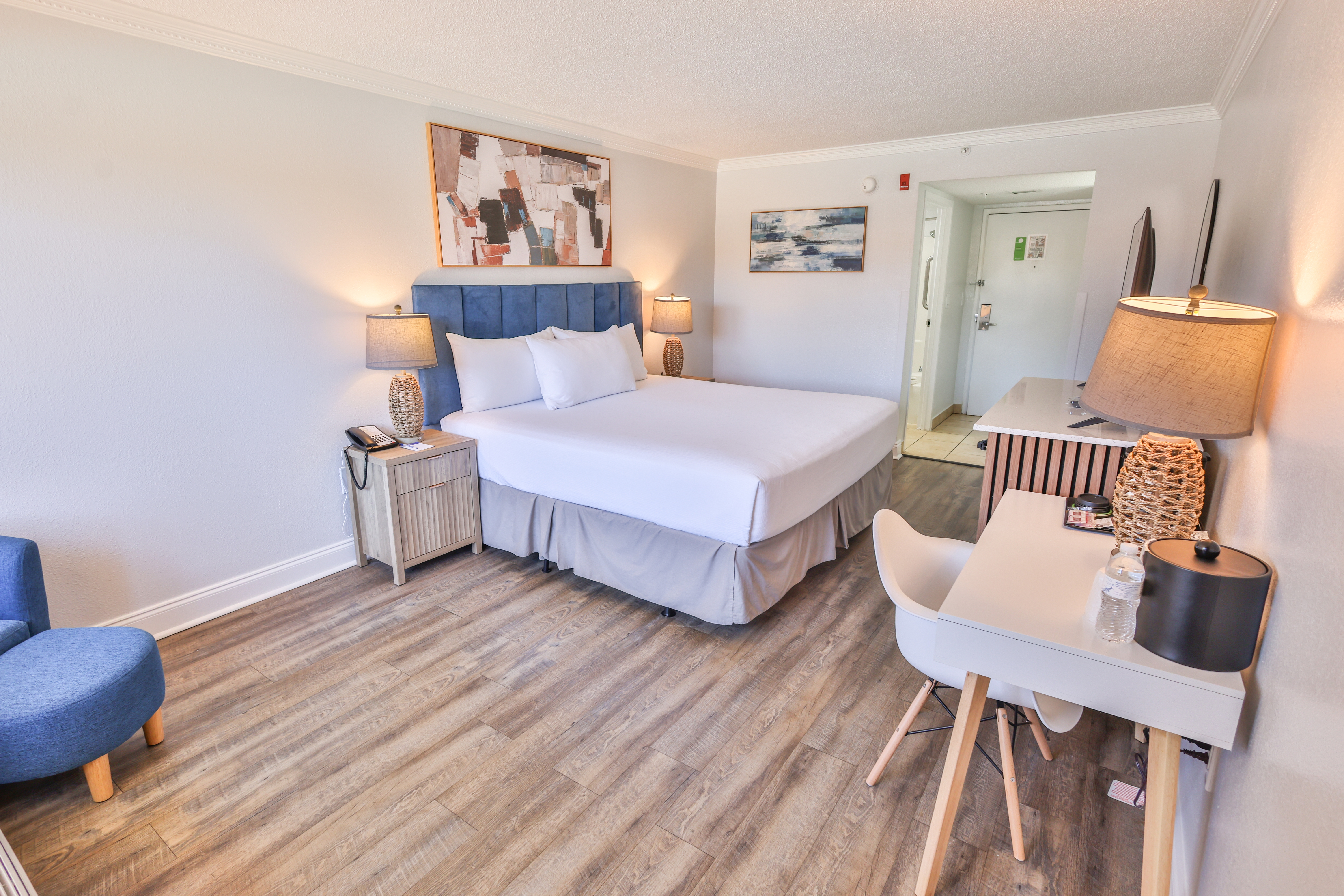 Guest room at the Wyndham Garden Fort Walton Beach Destin in Fort Walton Beach, Florida