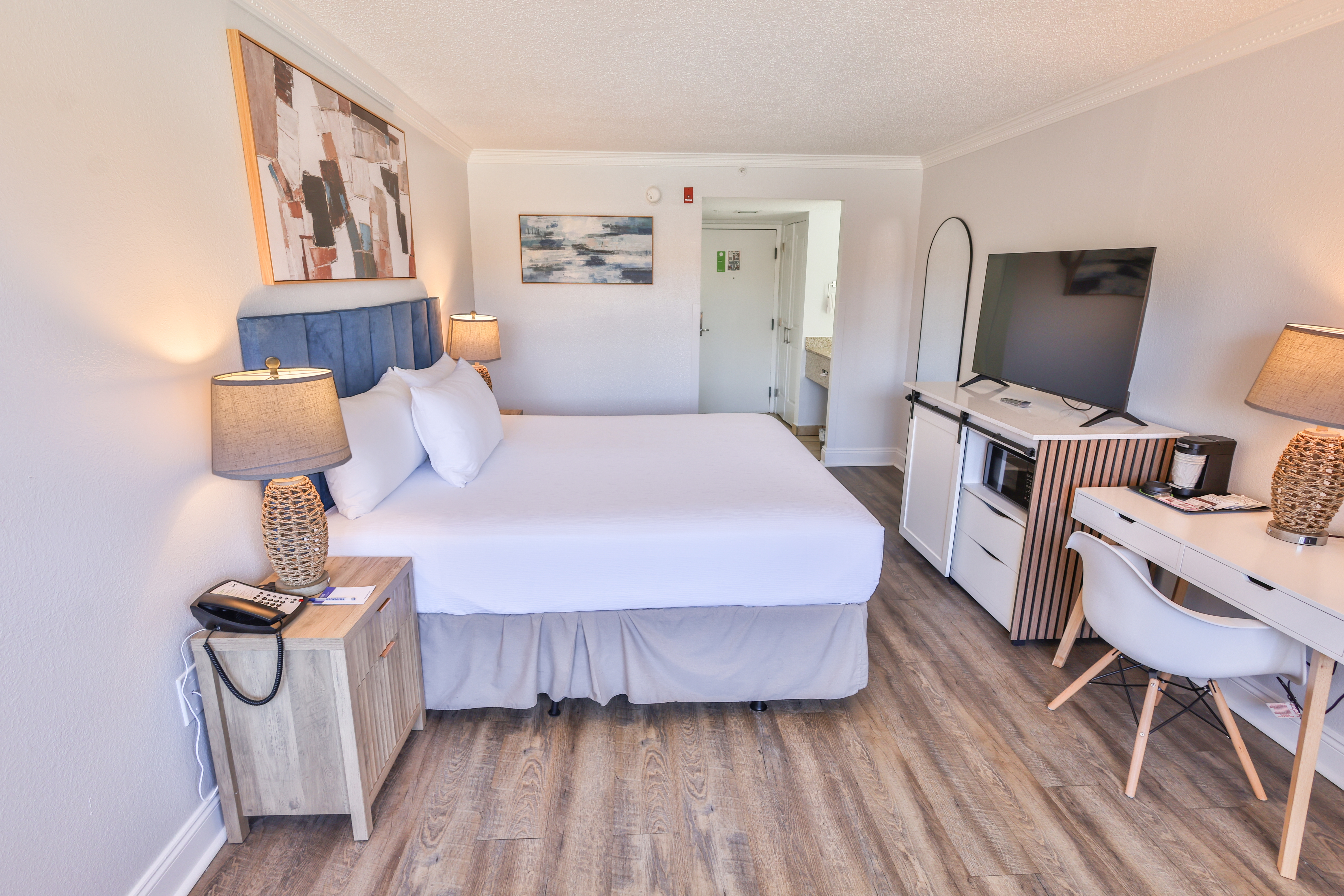 Guest room at the Wyndham Garden Fort Walton Beach Destin in Fort Walton Beach, Florida