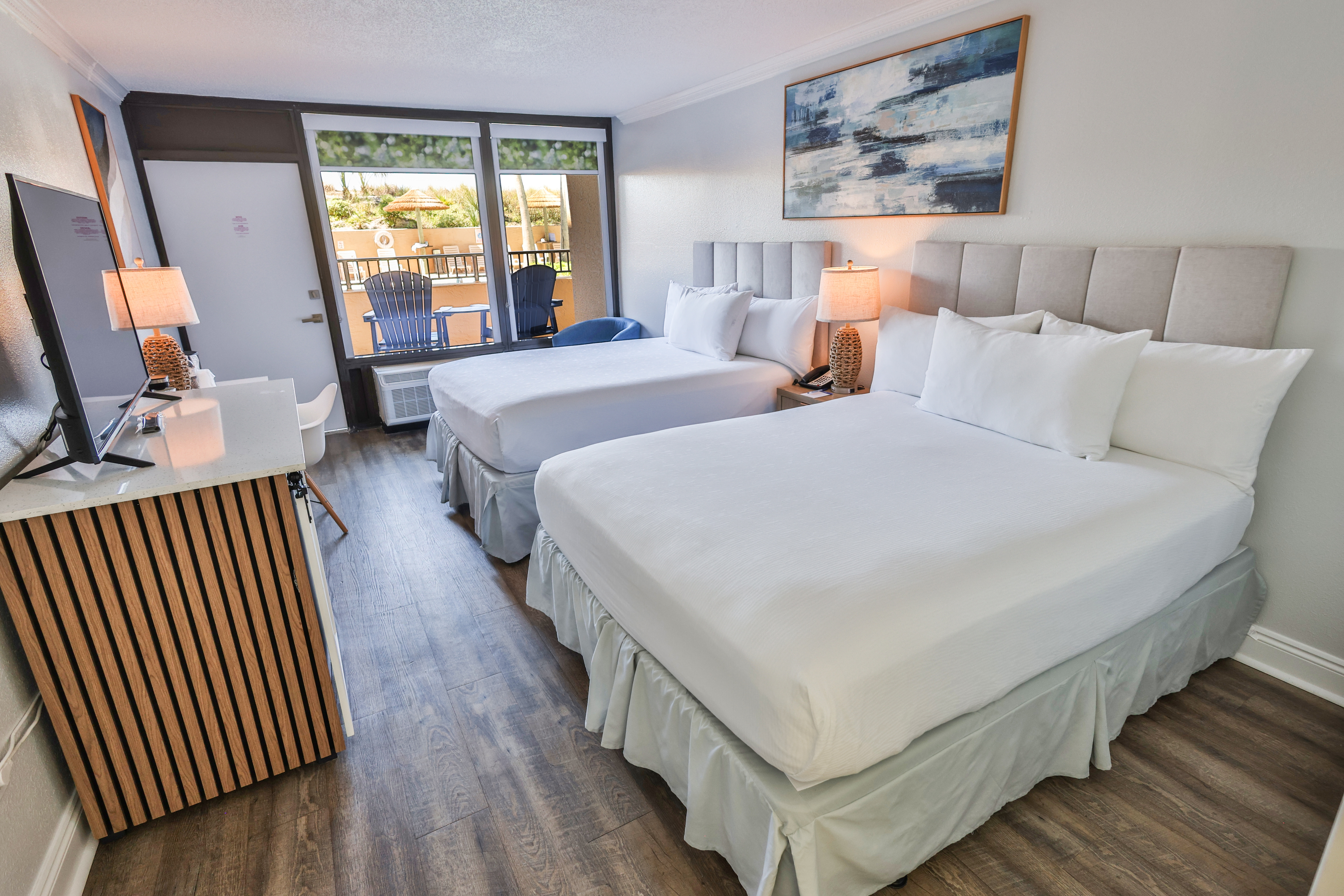 Guest room at the Wyndham Garden Fort Walton Beach Destin in Fort Walton Beach, Florida