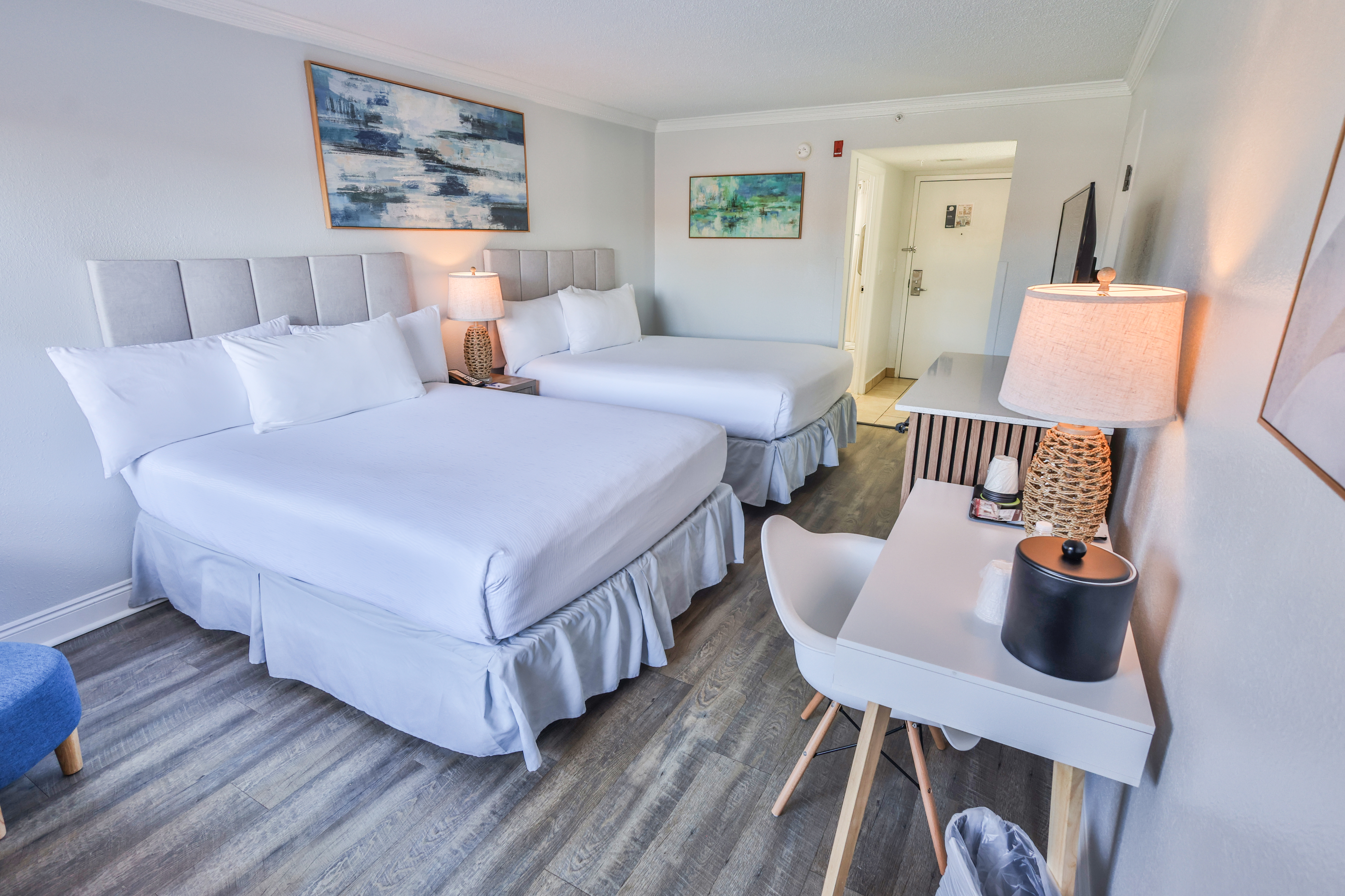 Guest room at the Wyndham Garden Fort Walton Beach Destin in Fort Walton Beach, Florida