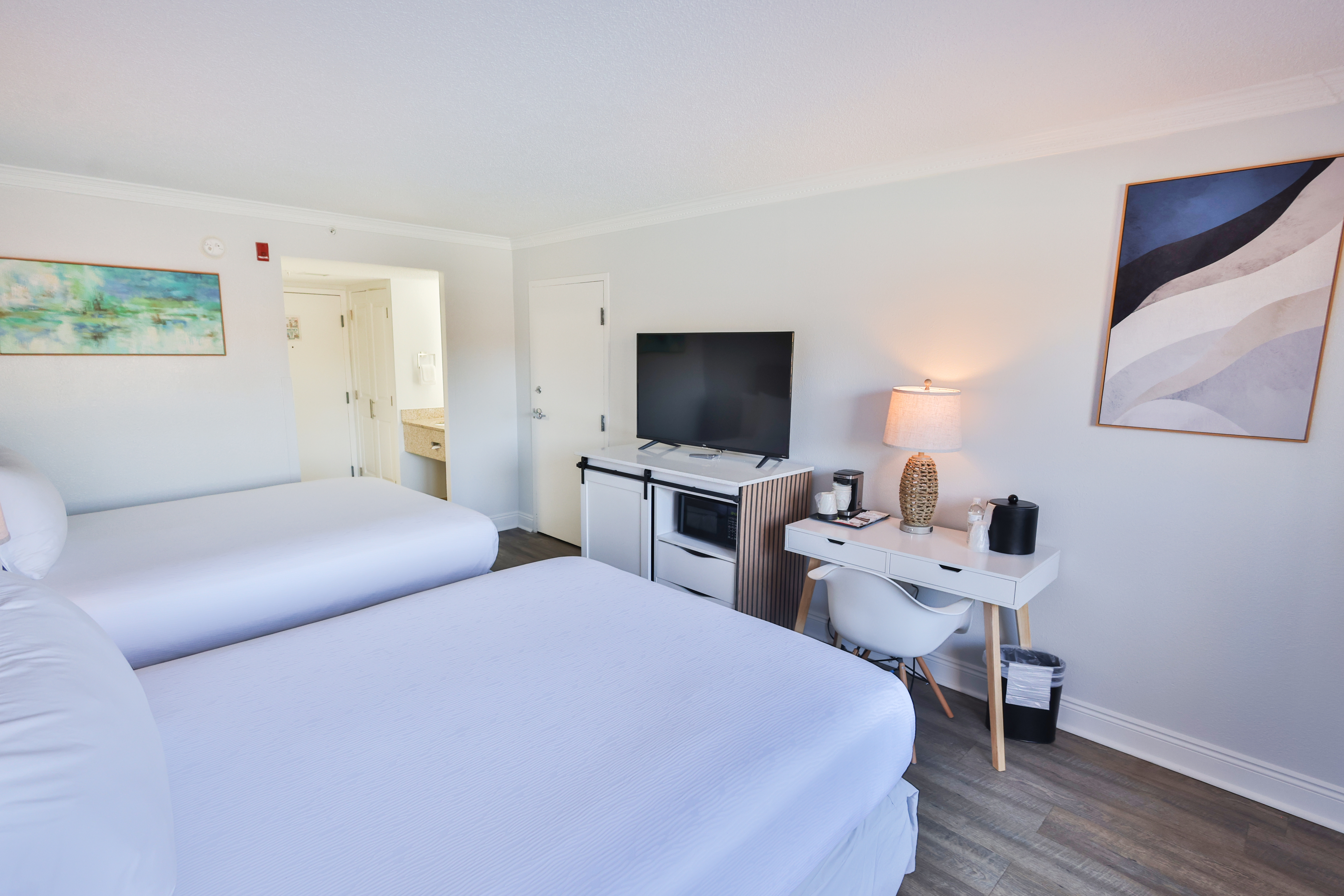 Guest room at the Wyndham Garden Fort Walton Beach Destin in Fort Walton Beach, Florida