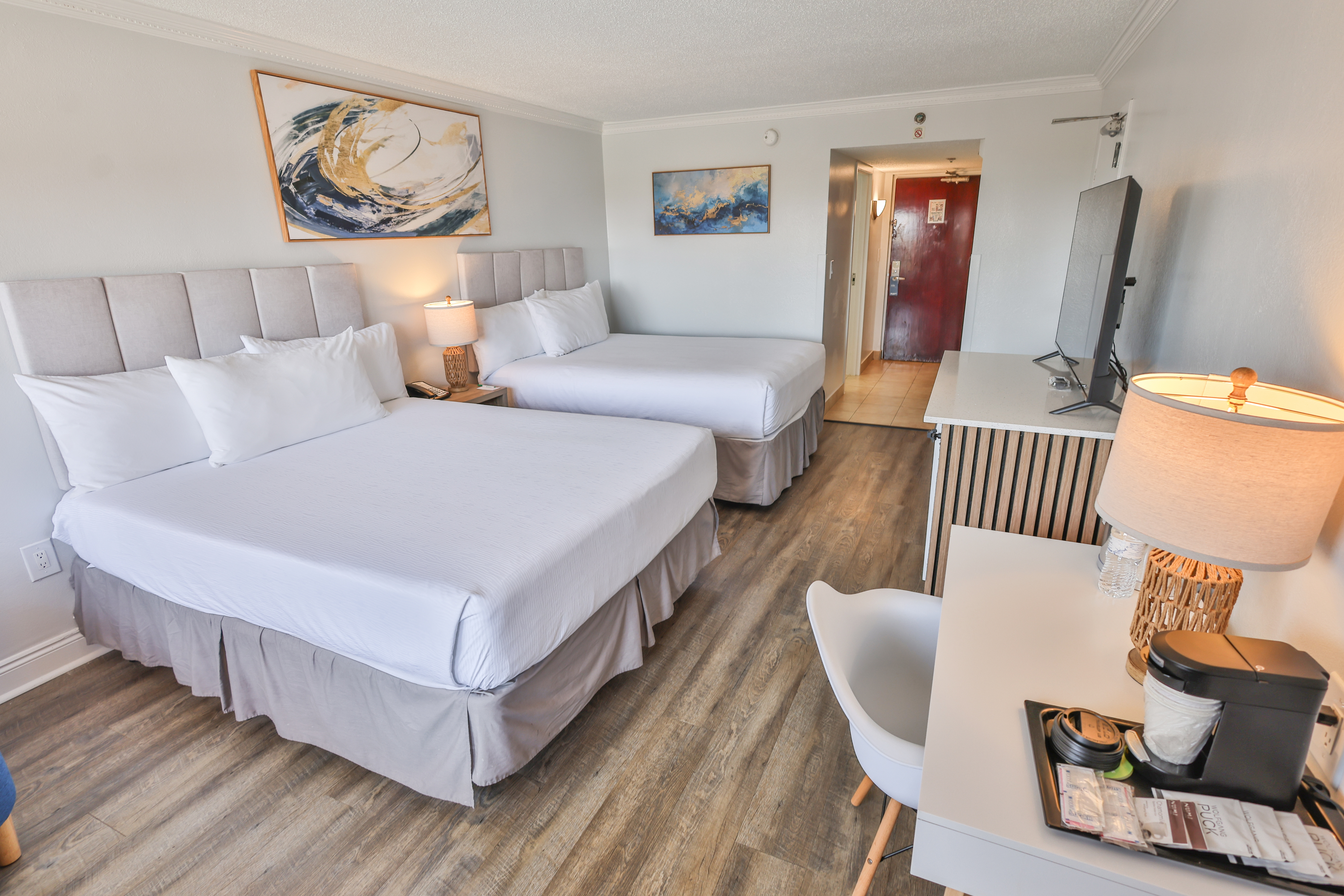 Guest room at the Wyndham Garden Fort Walton Beach Destin in Fort Walton Beach, Florida