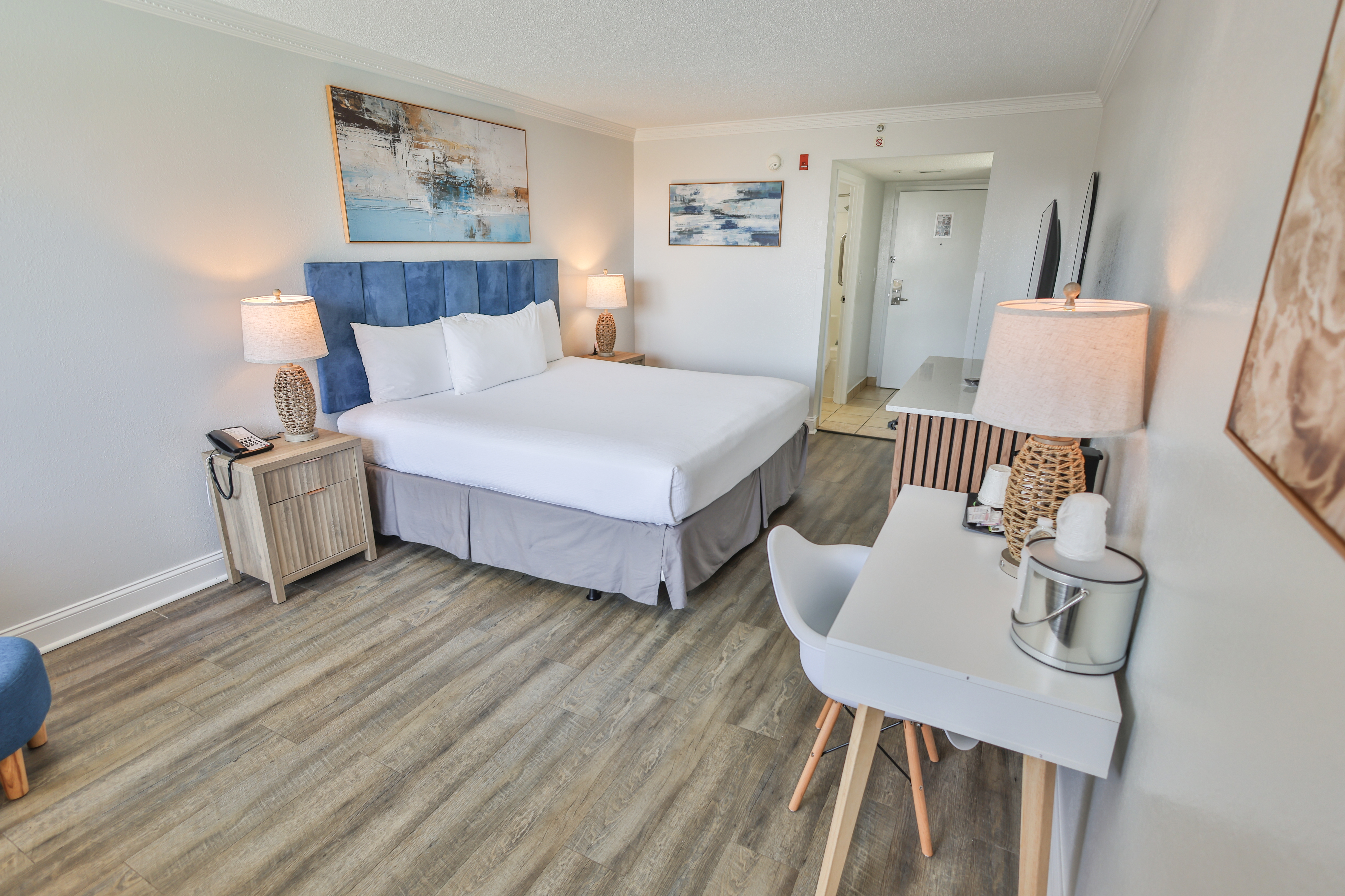 Guest room at the Wyndham Garden Fort Walton Beach Destin in Fort Walton Beach, Florida