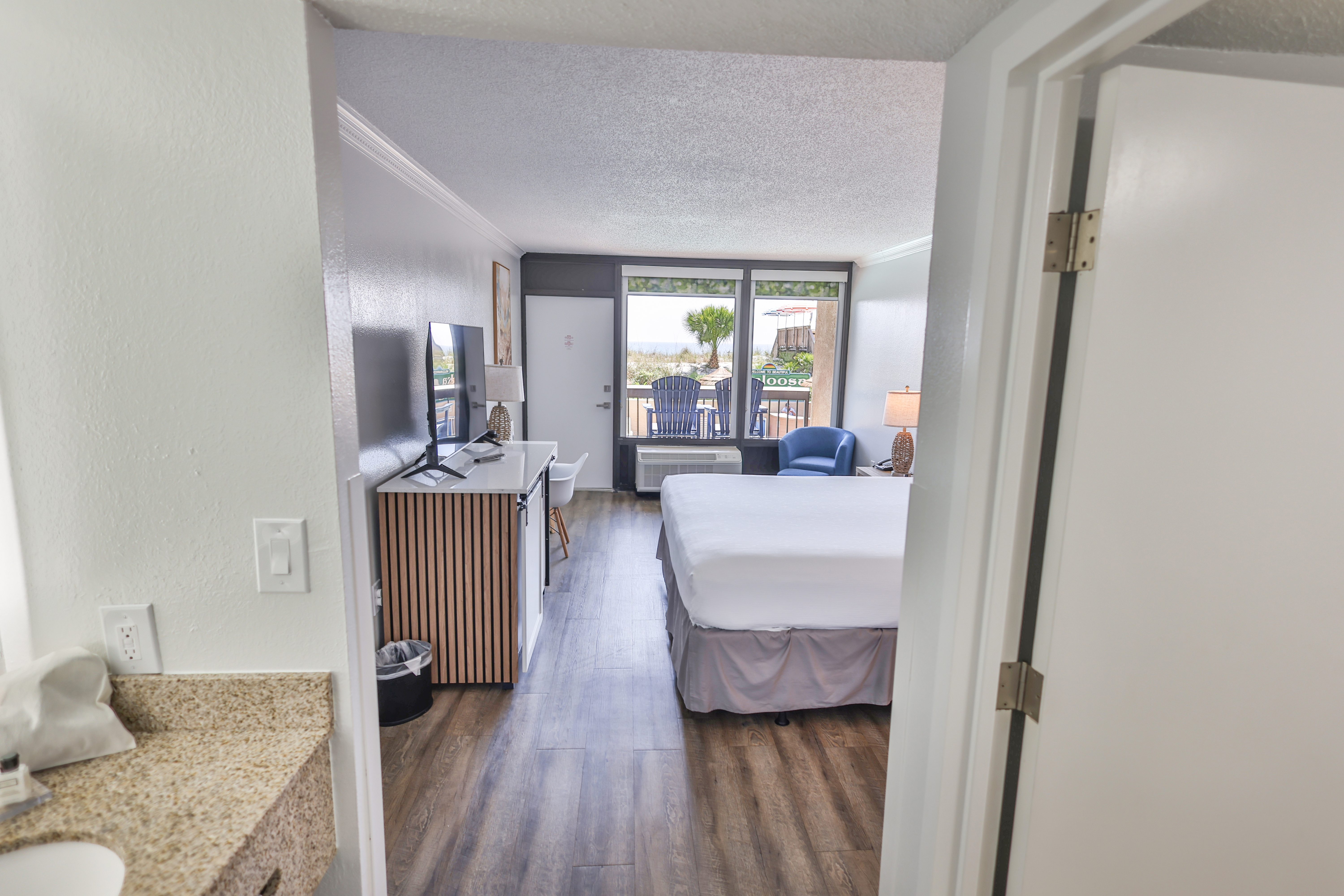 Guest room at the Wyndham Garden Fort Walton Beach Destin in Fort Walton Beach, Florida