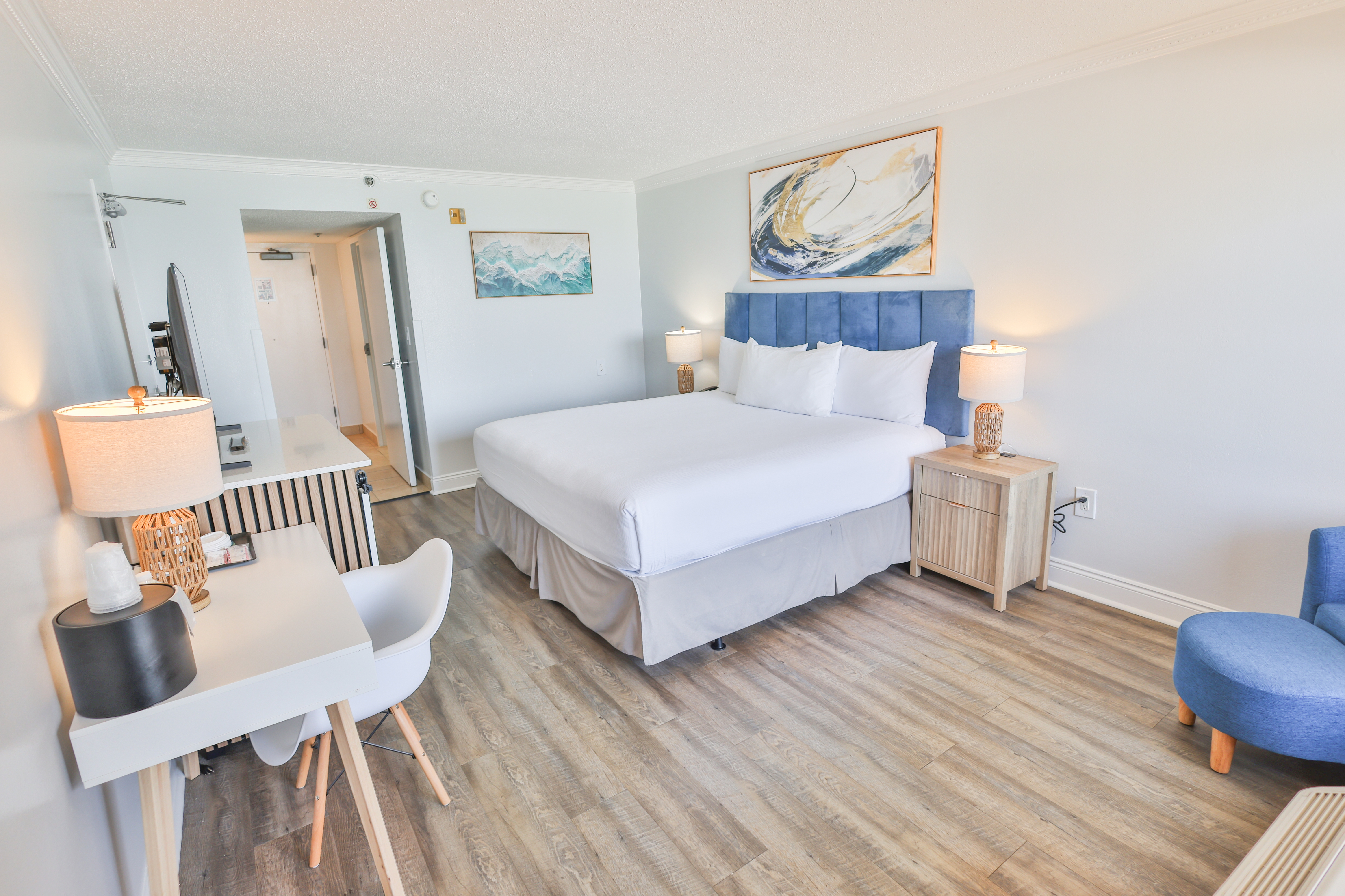 Guest room at the Wyndham Garden Fort Walton Beach Destin in Fort Walton Beach, Florida
