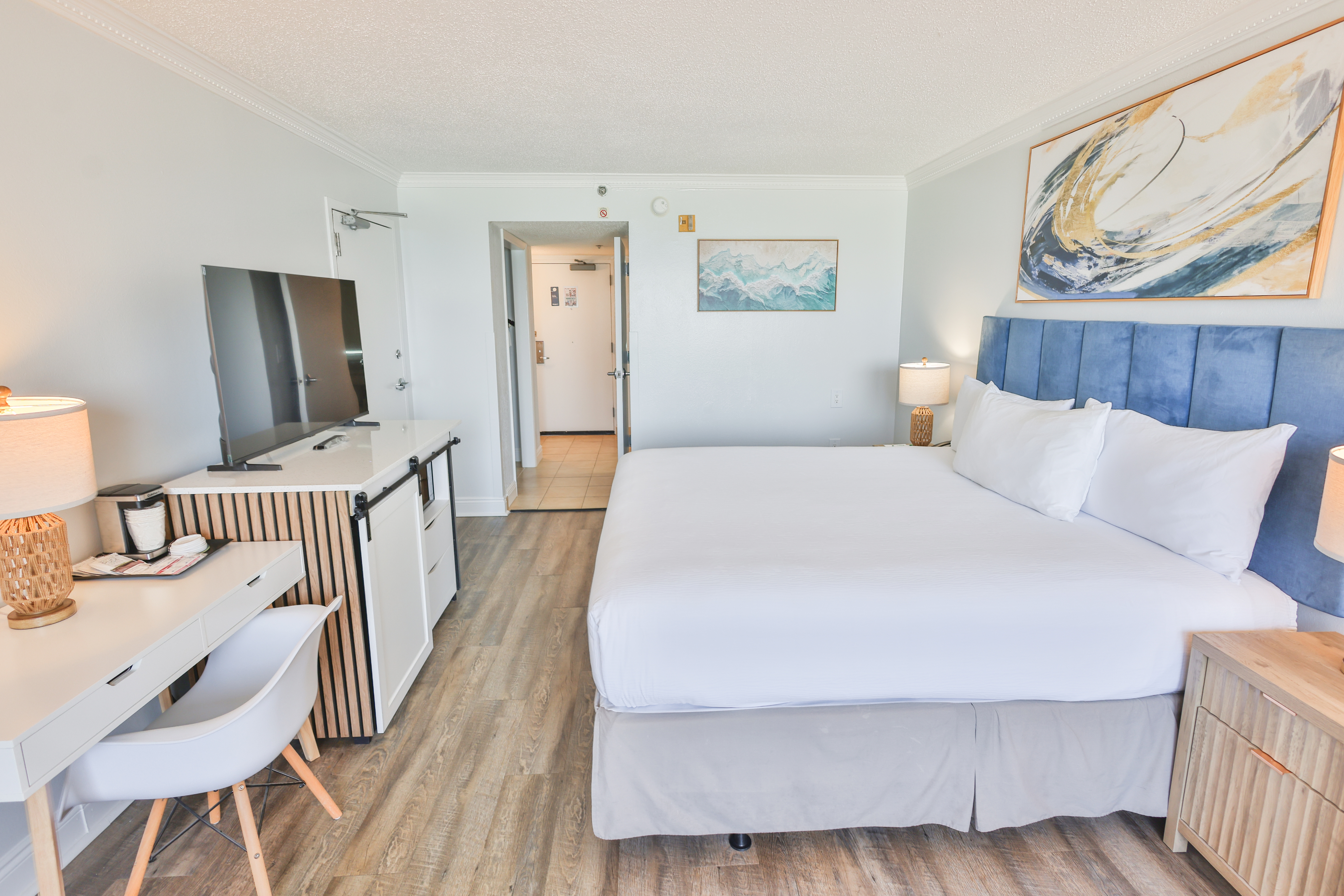 Guest room at the Wyndham Garden Fort Walton Beach Destin in Fort Walton Beach, Florida