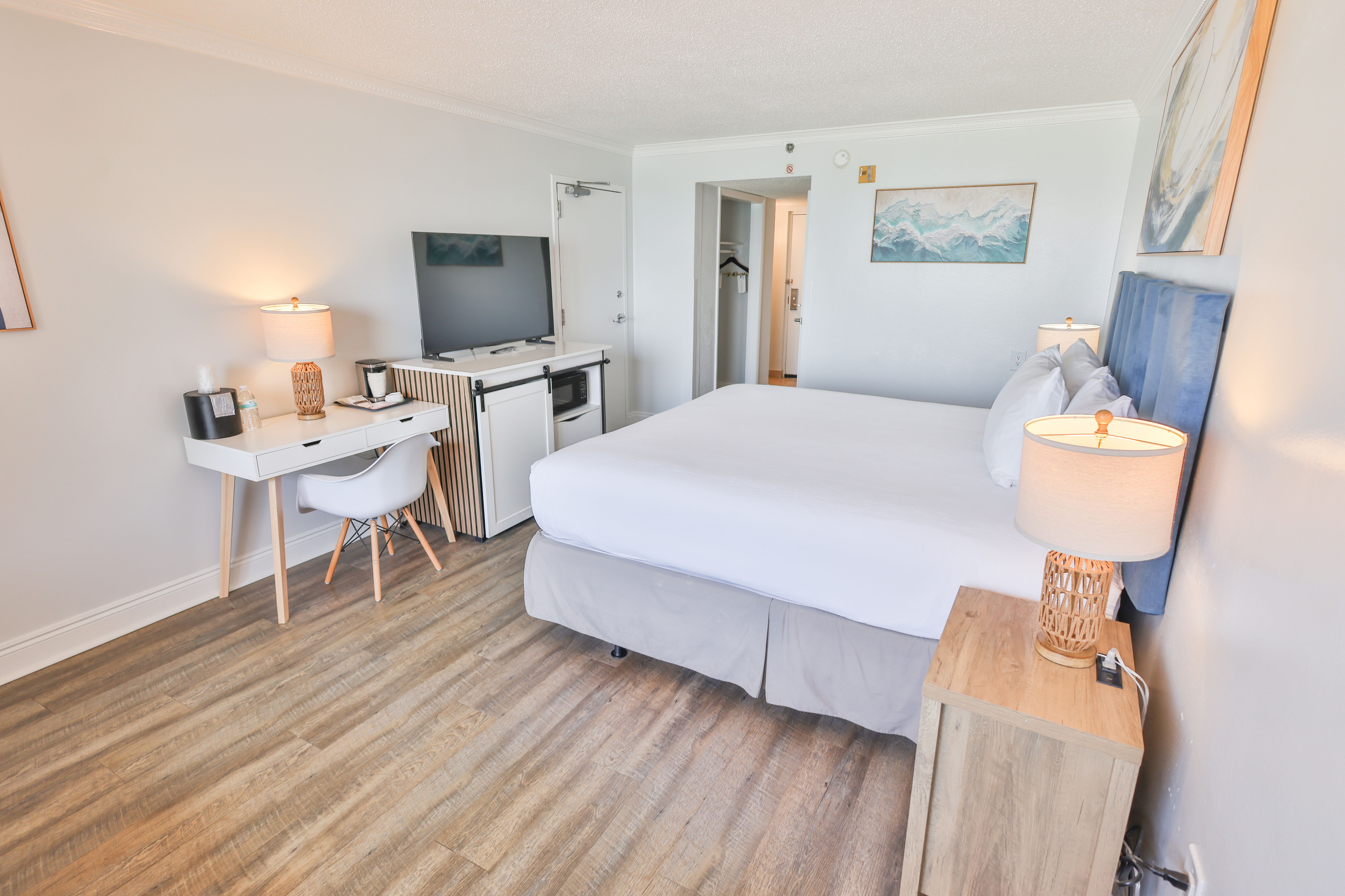Guest room at the Wyndham Garden Fort Walton Beach Destin in Fort Walton Beach, Florida