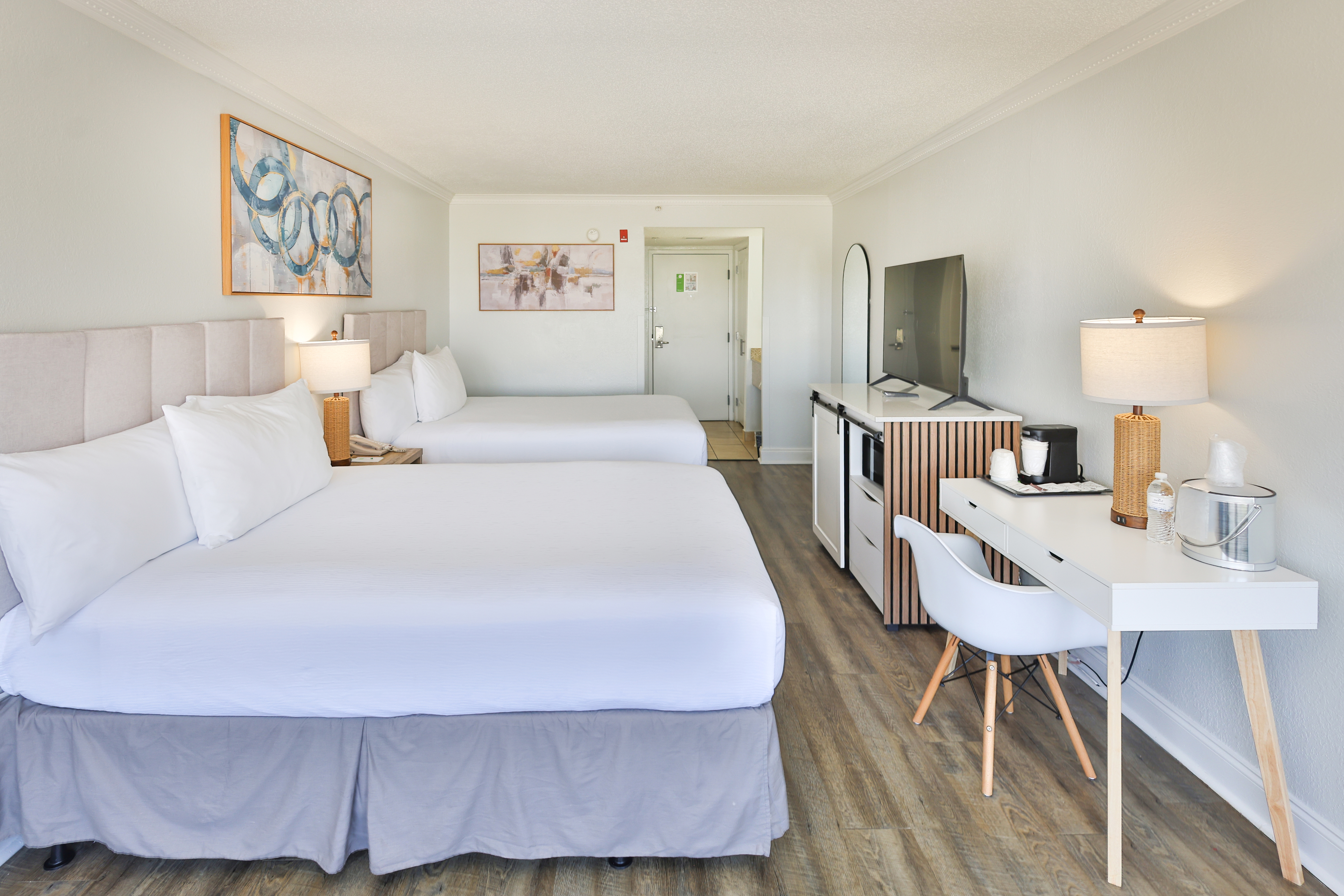 Guest room at the Wyndham Garden Fort Walton Beach Destin in Fort Walton Beach, Florida