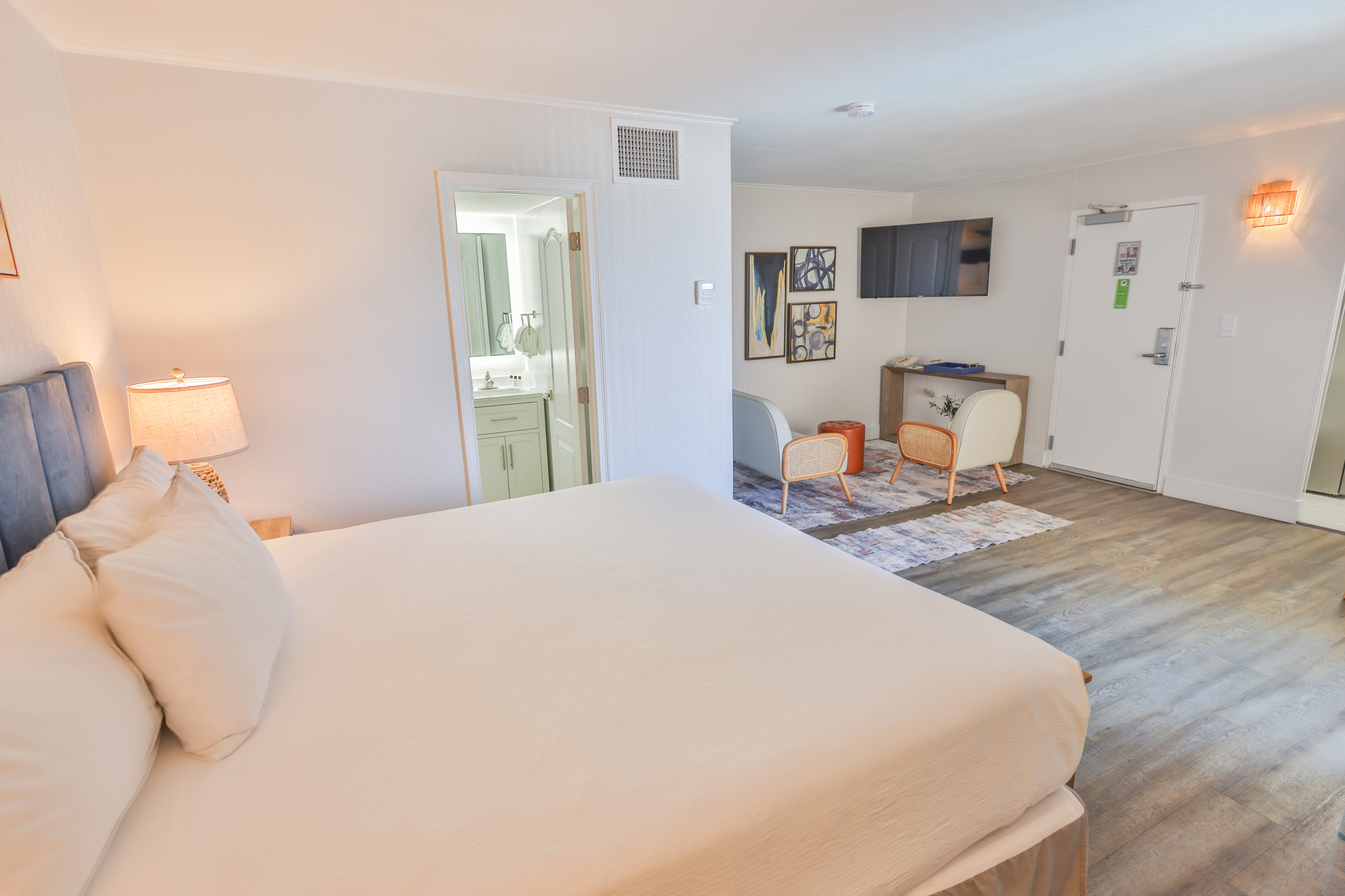 Guest room at the Wyndham Garden Fort Walton Beach Destin in Fort Walton Beach, Florida
