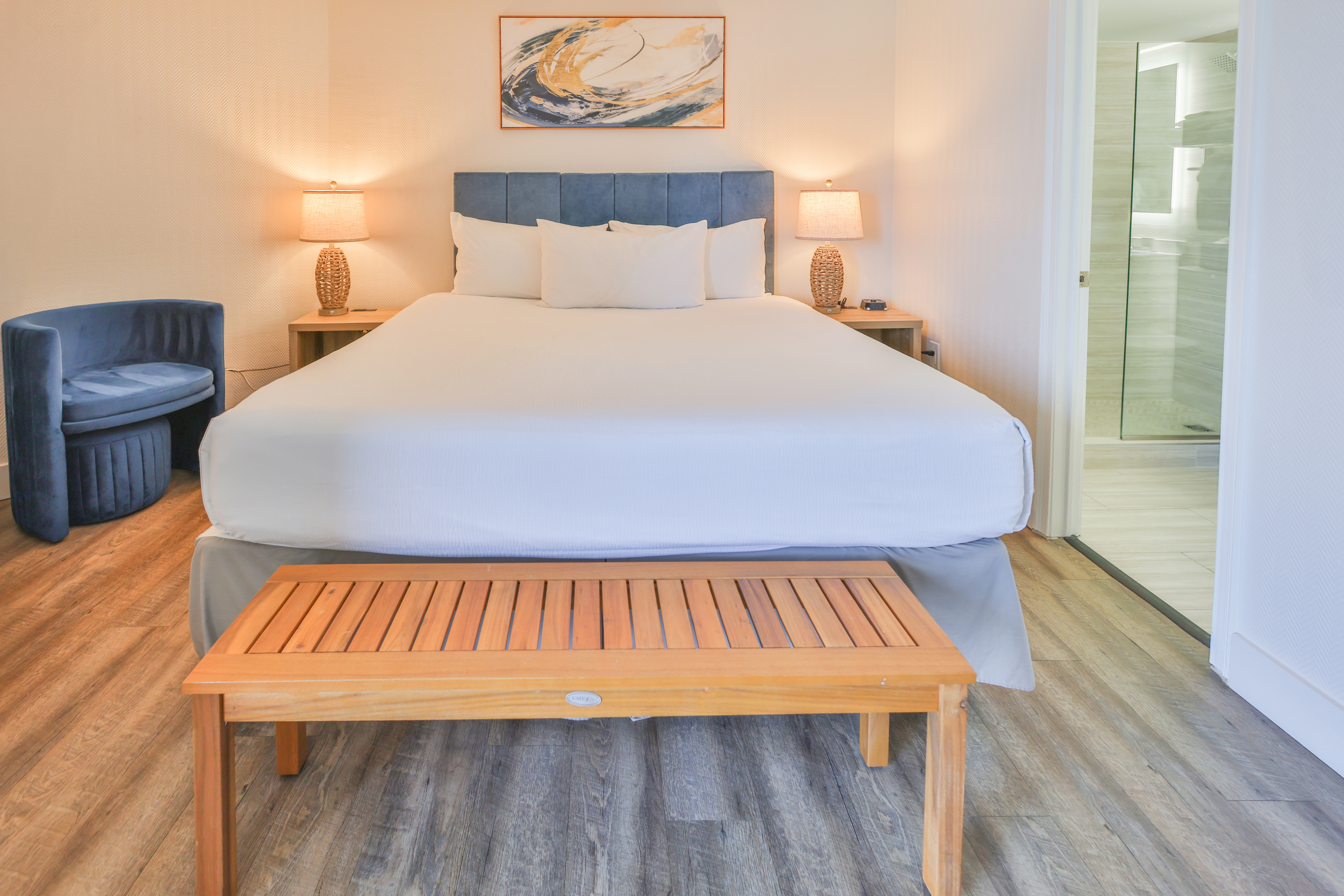 Guest room at the Wyndham Garden Fort Walton Beach Destin in Fort Walton Beach, Florida
