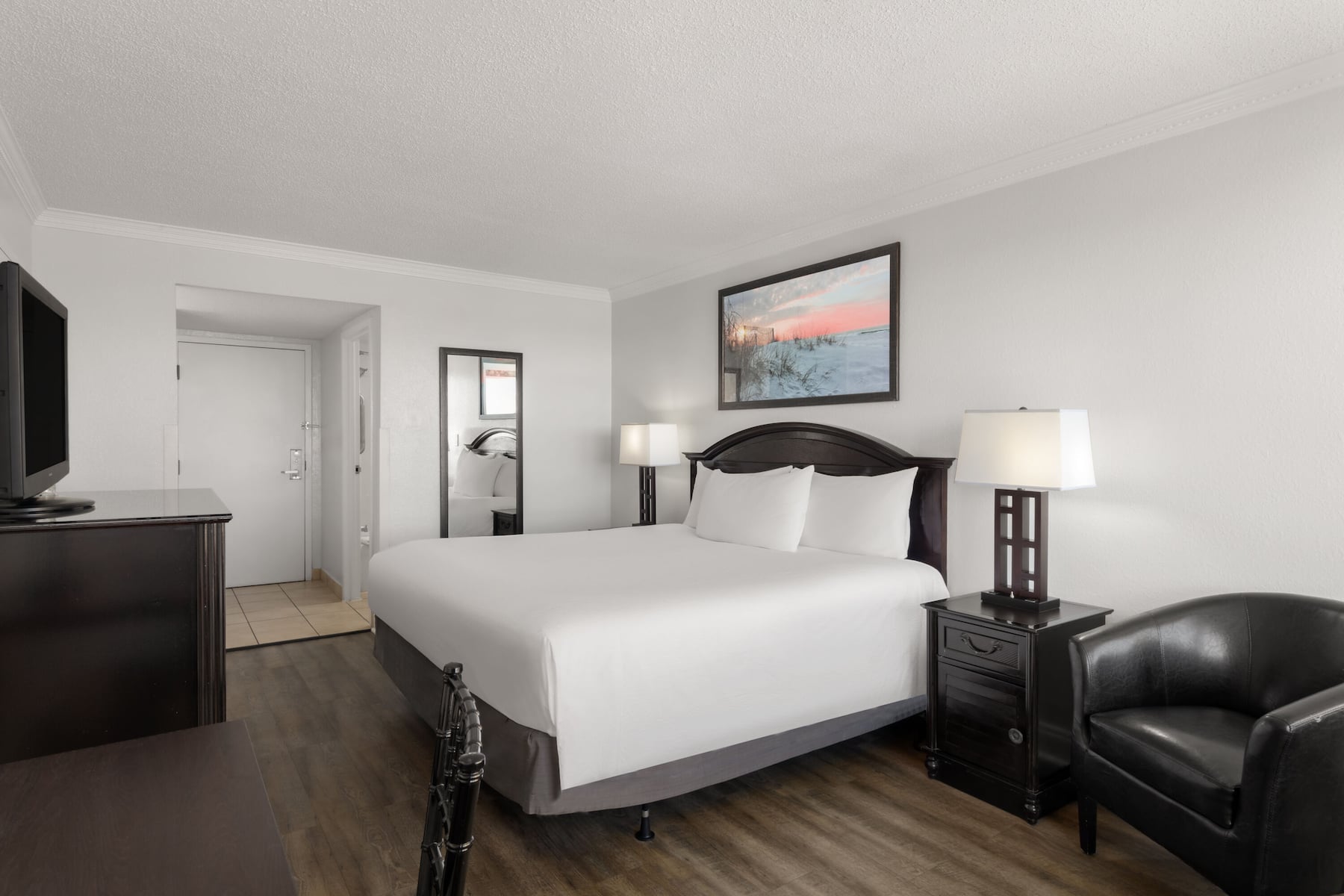 Guest room at the Wyndham Garden Fort Walton Beach Destin in Fort Walton Beach, Florida