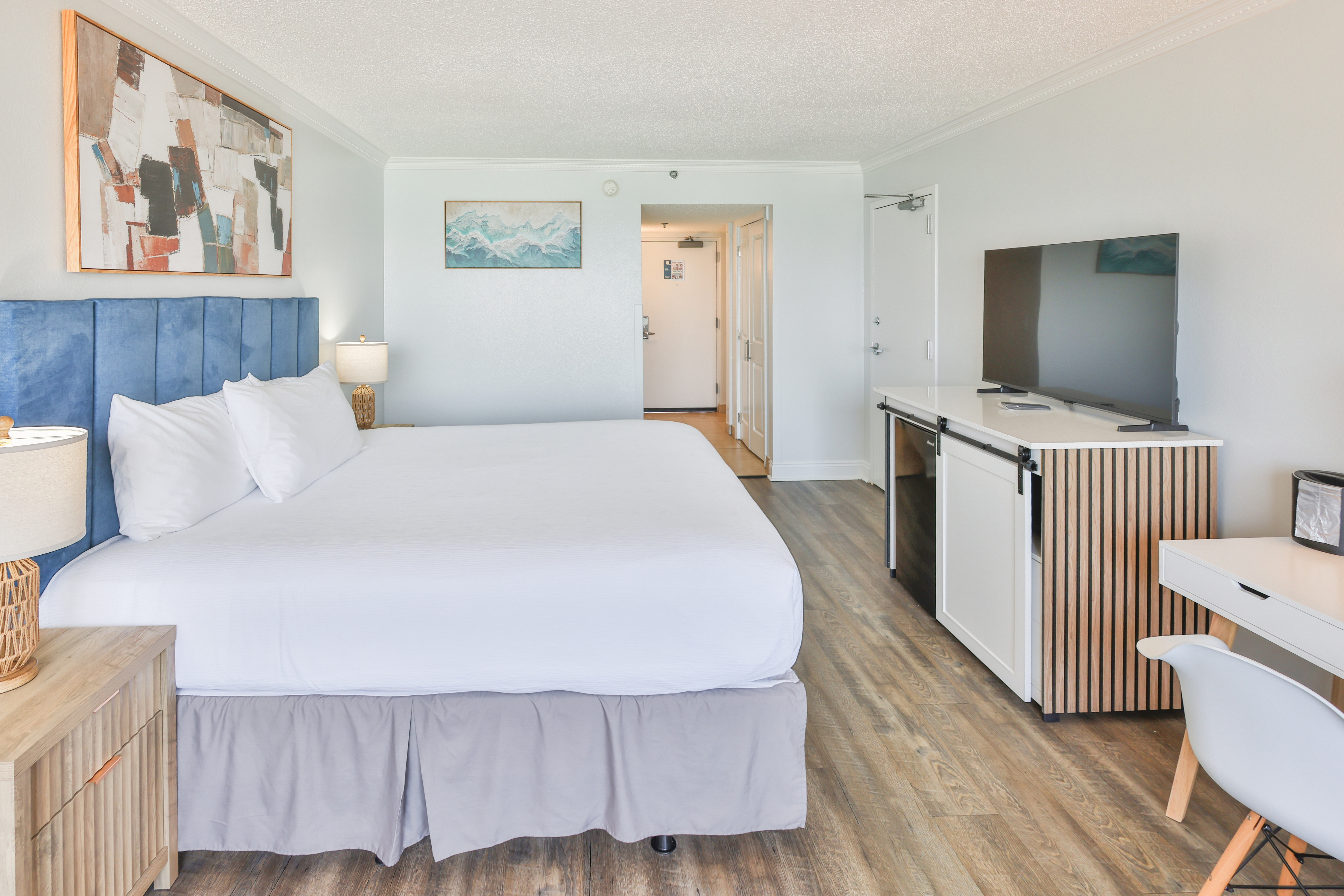Guest room at the Wyndham Garden Fort Walton Beach Destin in Fort Walton Beach, Florida