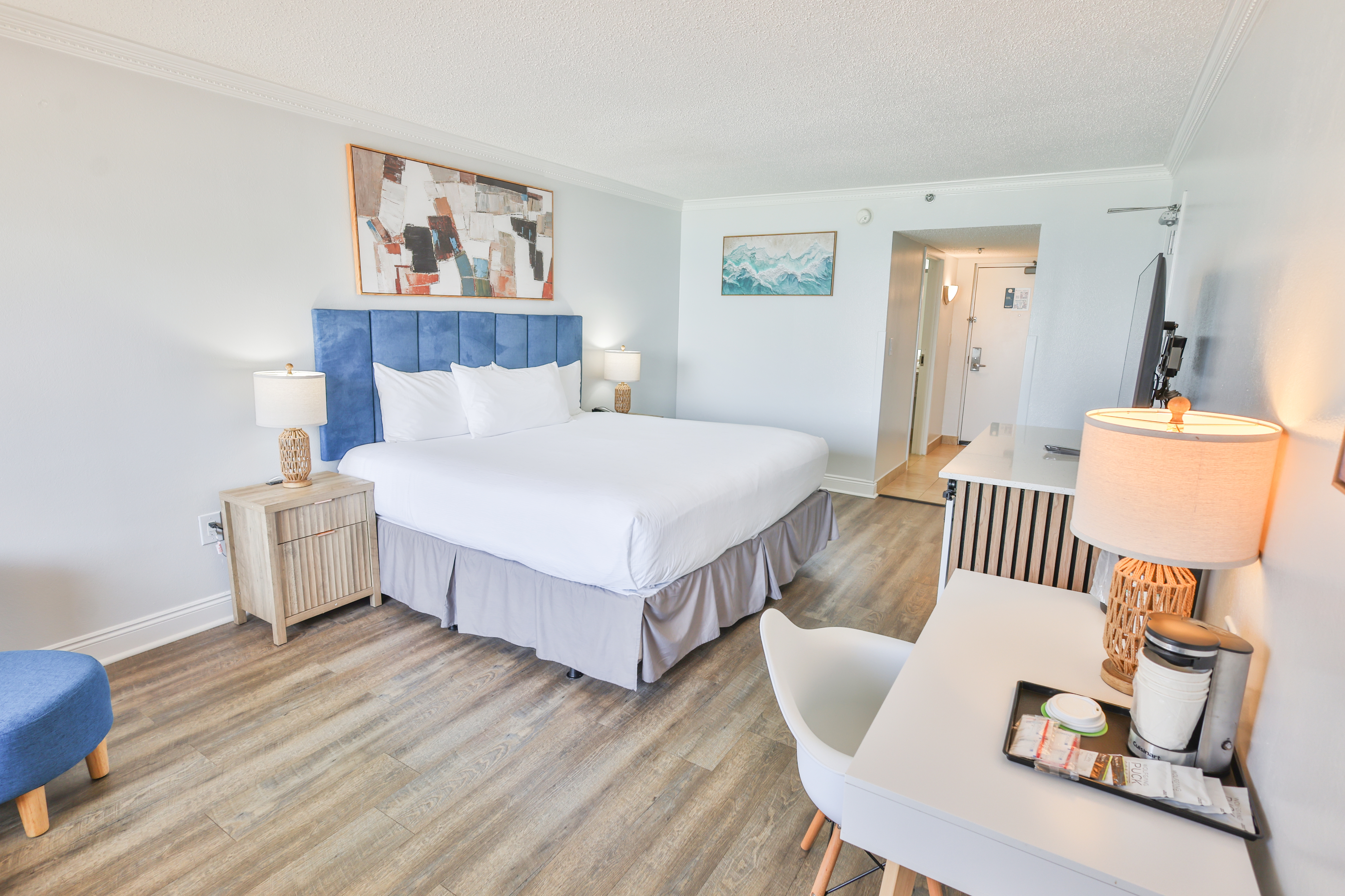 Guest room at the Wyndham Garden Fort Walton Beach Destin in Fort Walton Beach, Florida