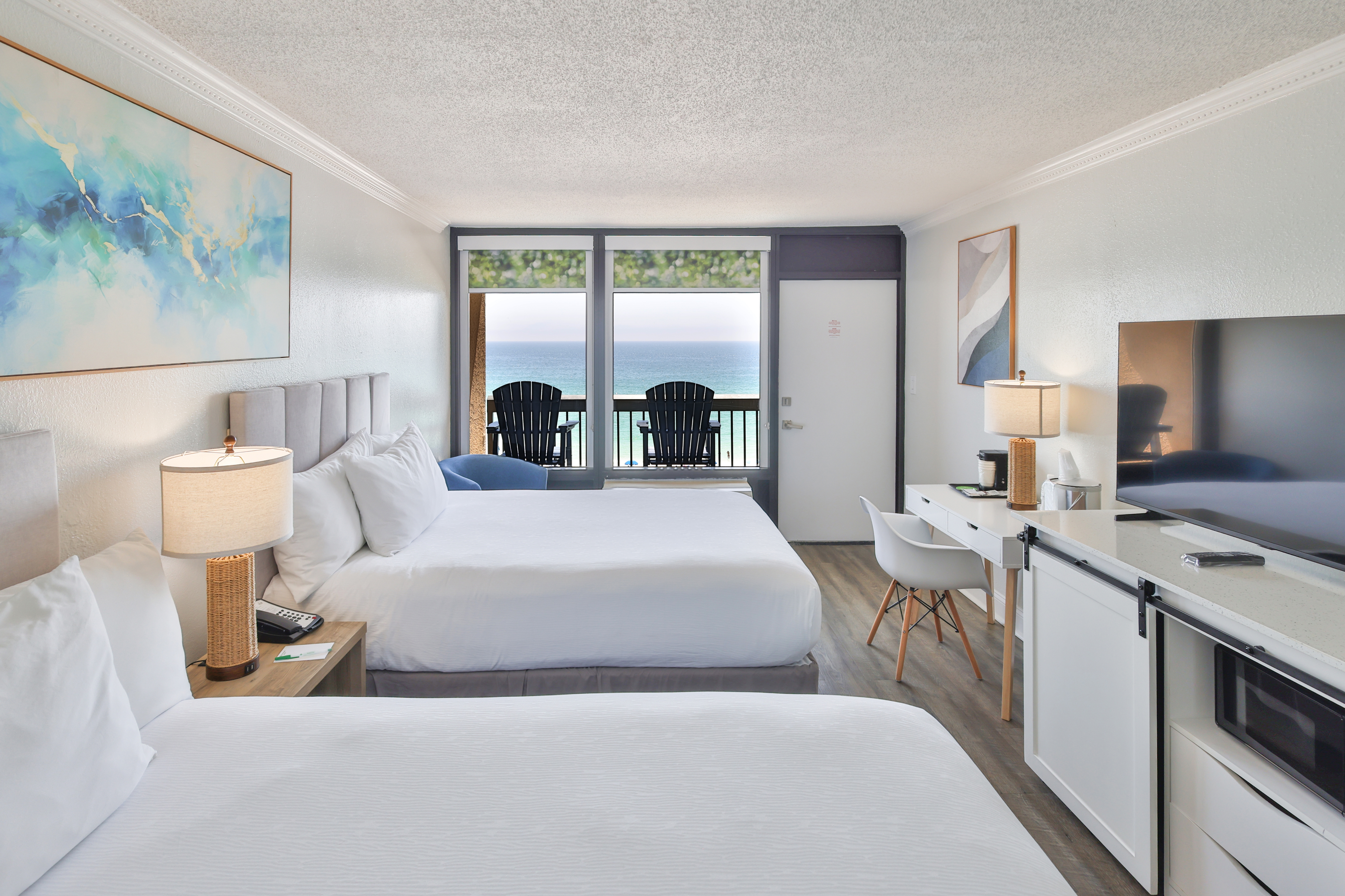 Guest room at the Wyndham Garden Fort Walton Beach Destin in Fort Walton Beach, Florida