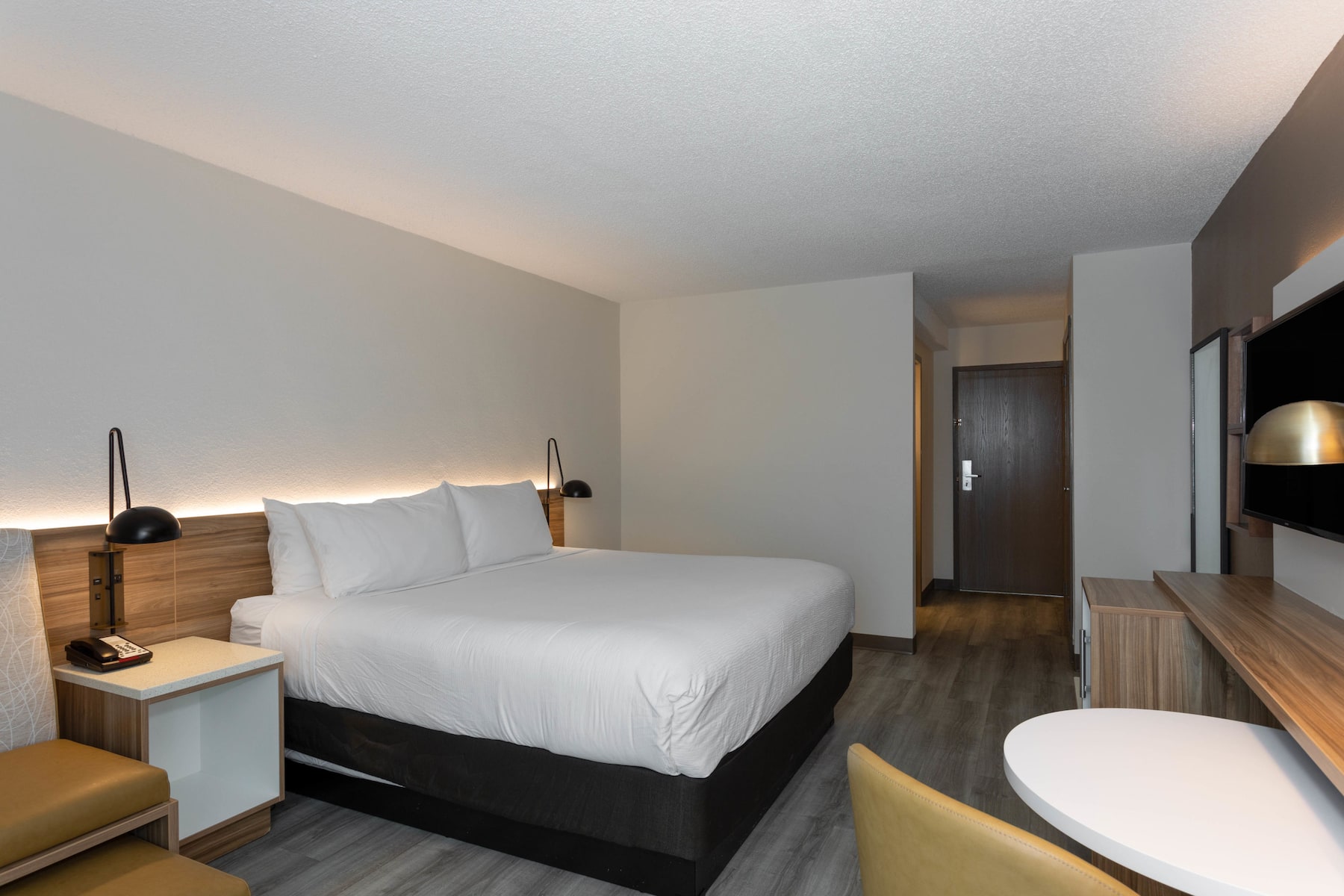 Guest room at the Wyndham Garden Tallahassee Capitol in Tallahassee, Florida