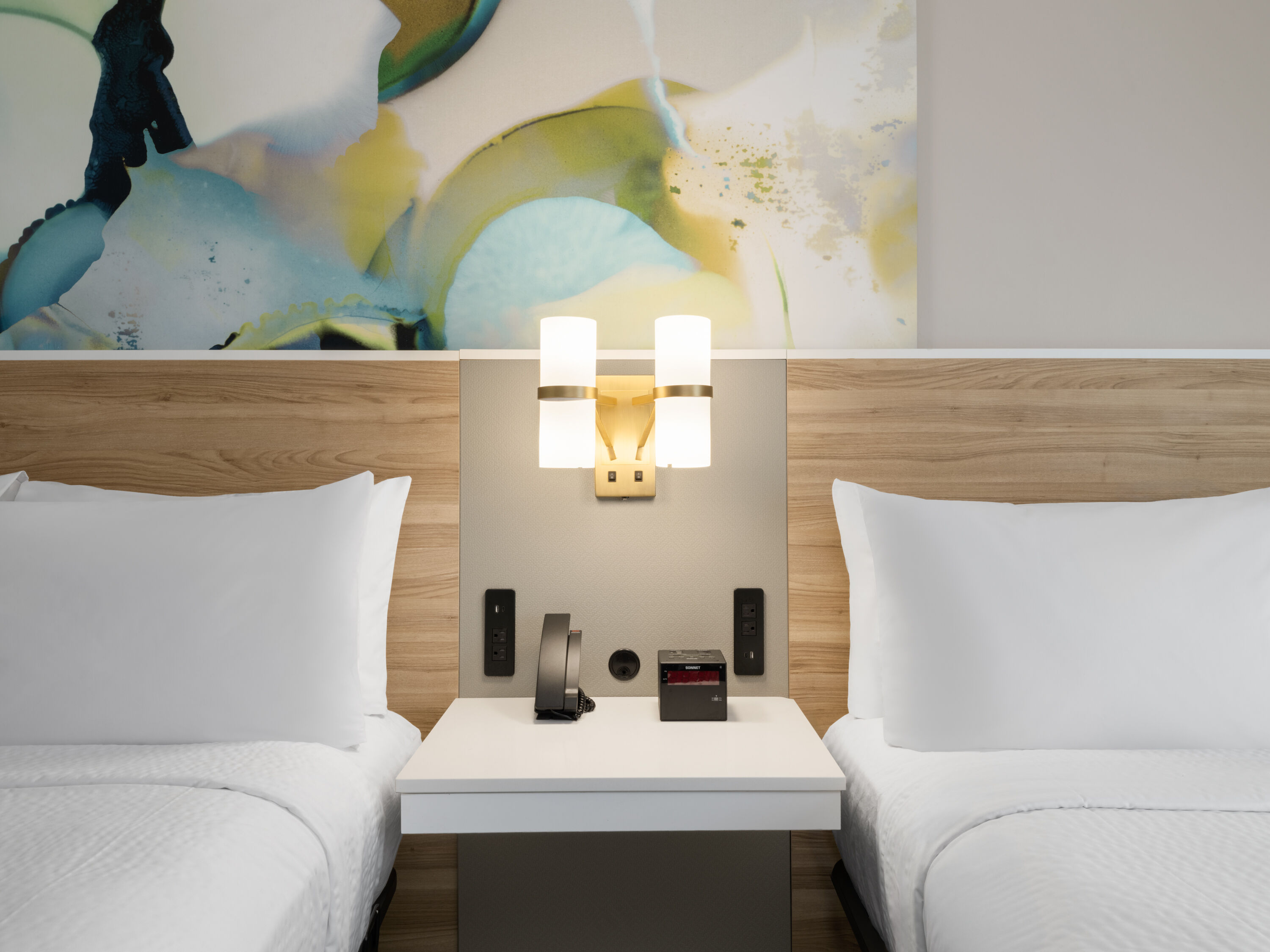 Guest room at the Wyndham Garden Tampa Fairgrounds/Casino in Tampa, Florida