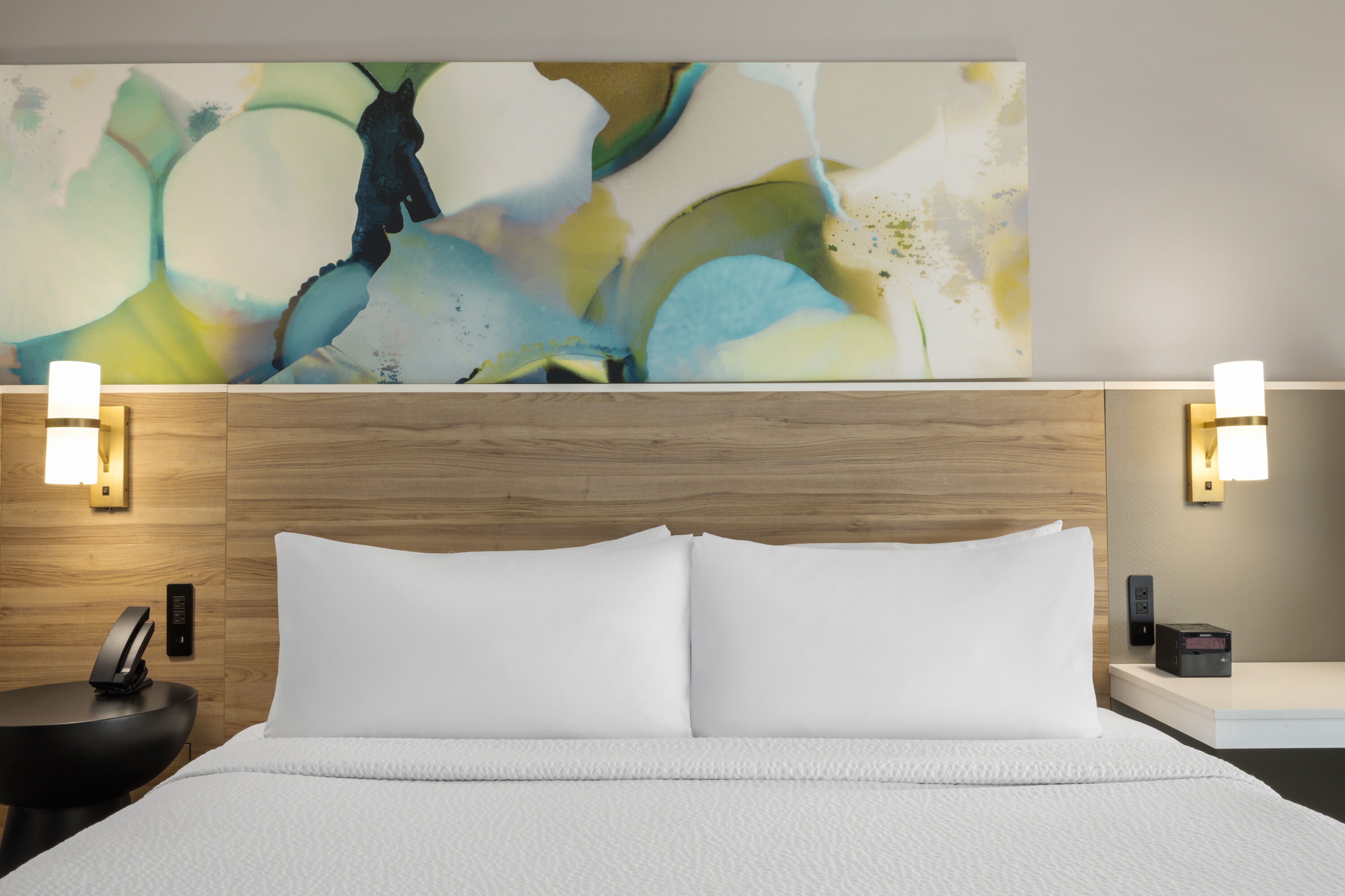 Guest room at the Wyndham Garden Tampa Fairgrounds/Casino in Tampa, Florida