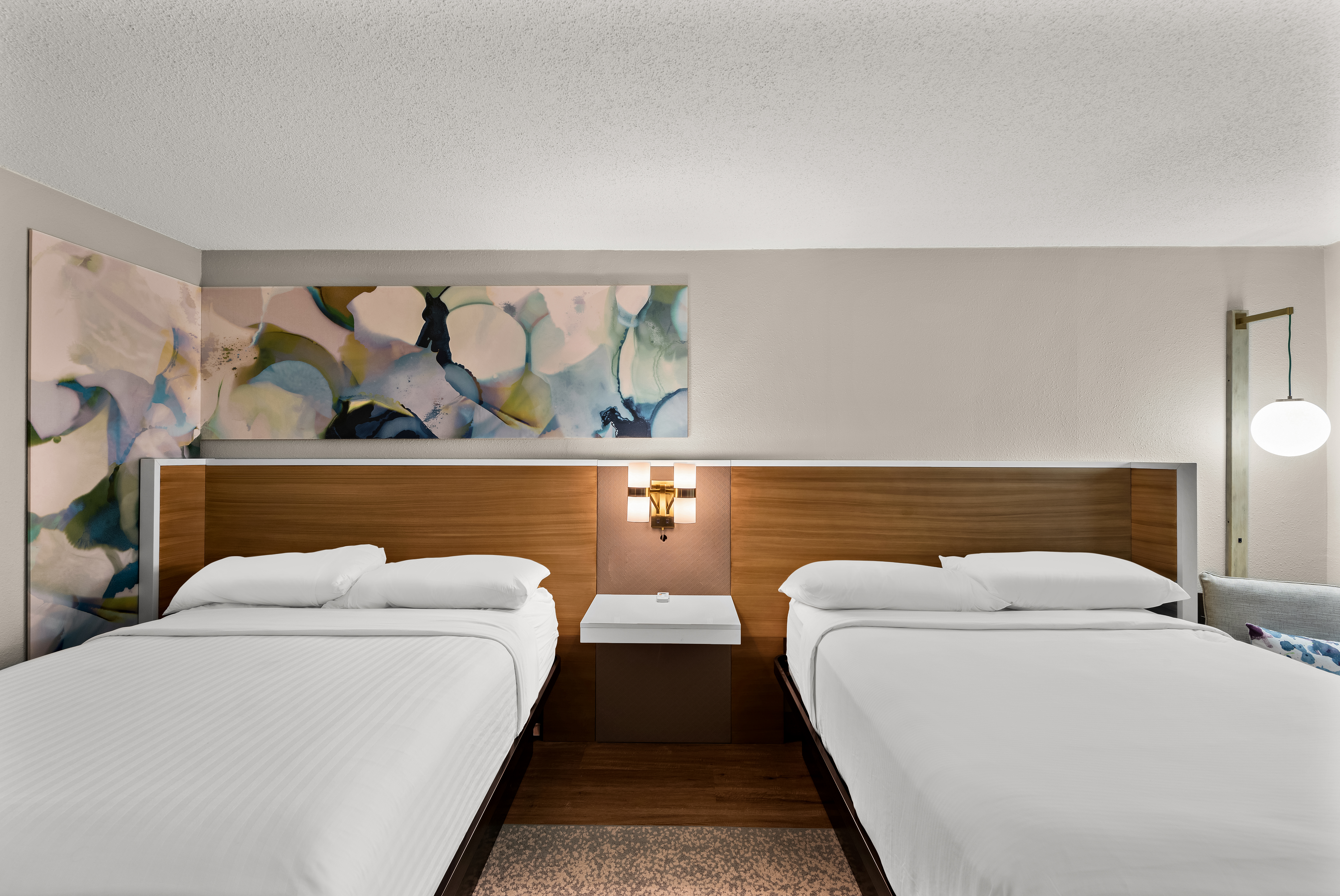 Guest room at the Wyndham Garden Ankeny in Ankeny, Iowa