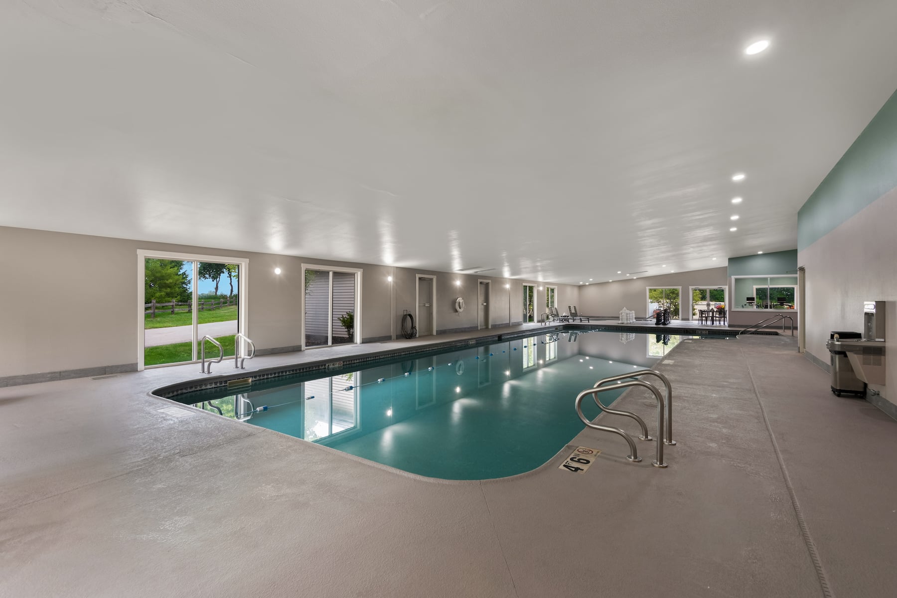 Pool at the Wyndham Garden Galena Hotel & Day Spa in Galena, Illinois