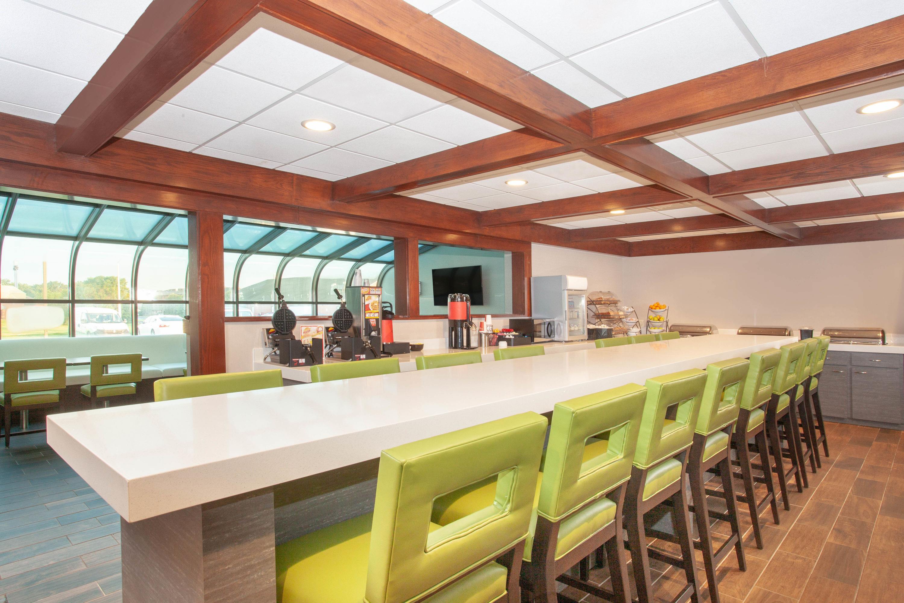 Free breakfast at Wyndham Garden Fort Wayne in Fort Wayne, Indiana