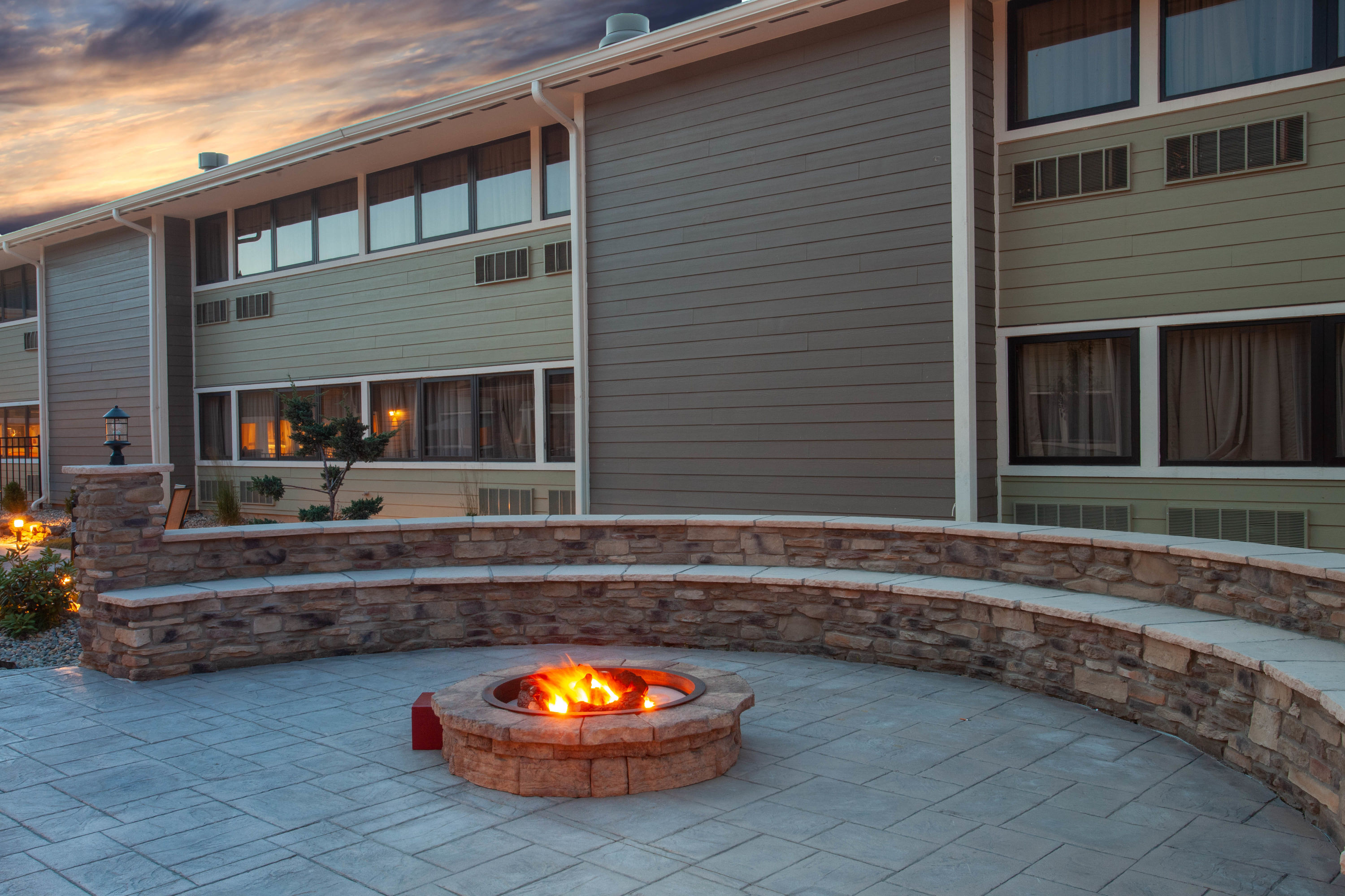 Firepit at Wyndham Garden Fort Wayne in Fort Wayne, Indiana