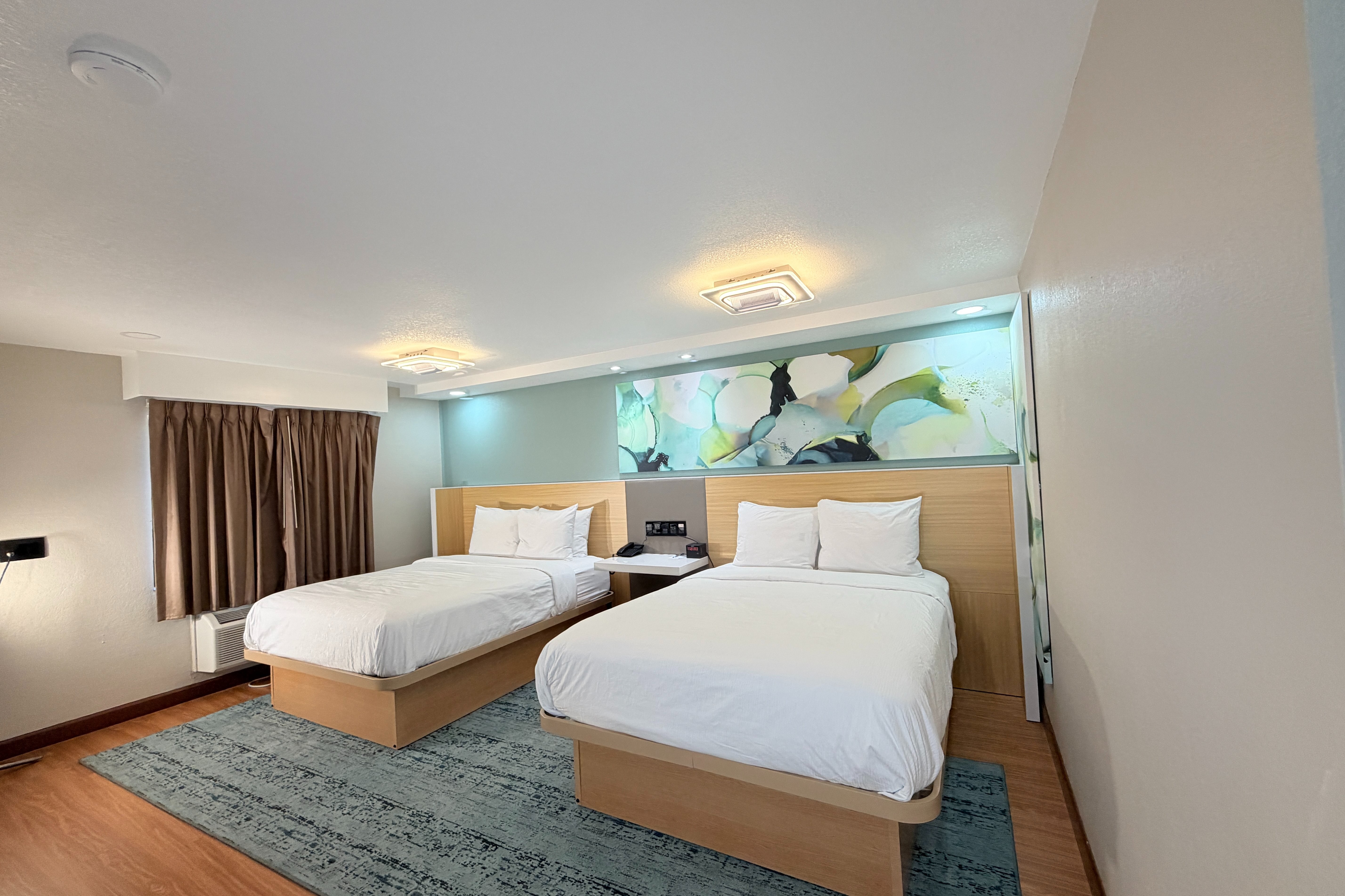Guest room at the Wyndham Garden Salina Conference Center in Salina, Kansas