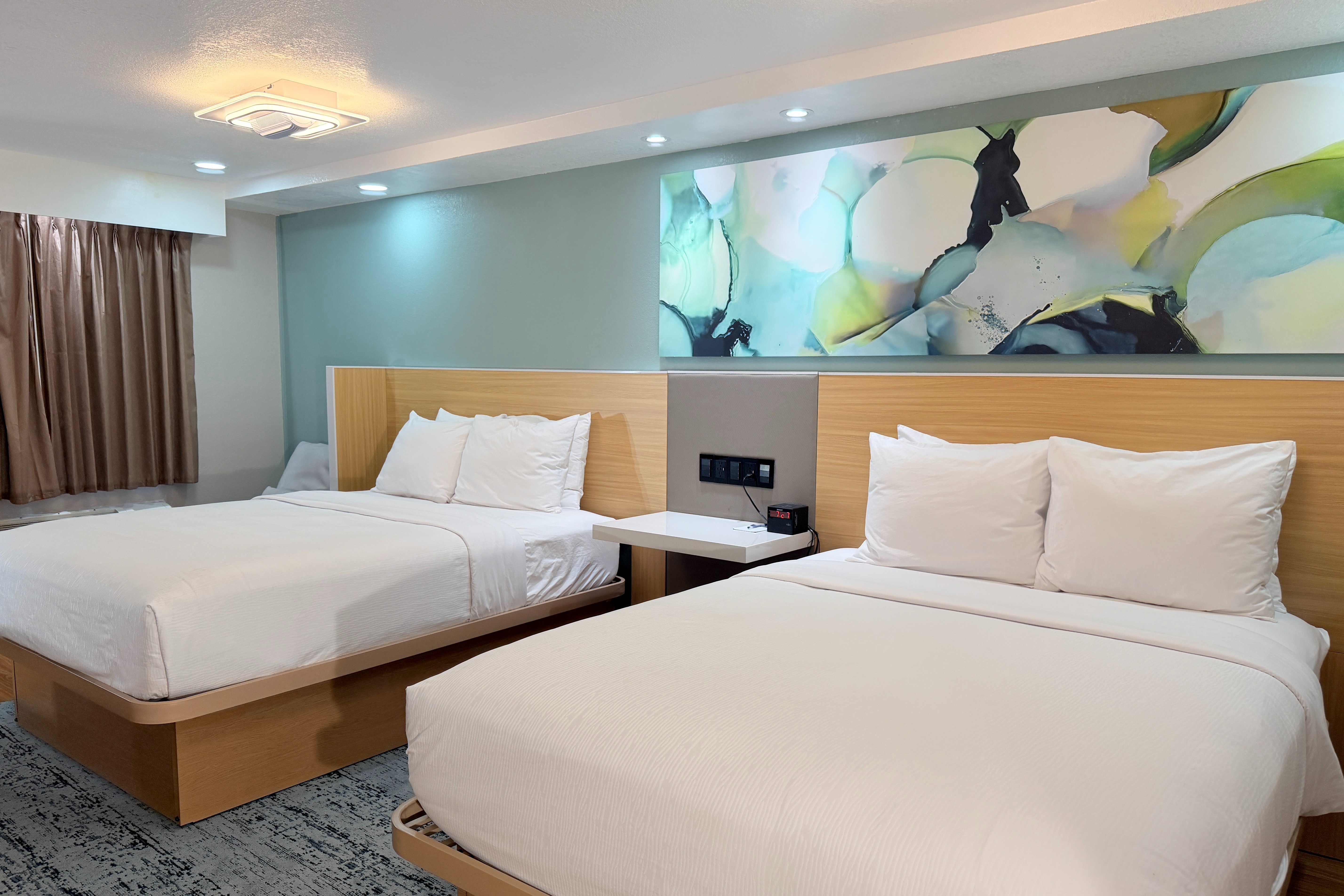Guest room at the Wyndham Garden Salina Conference Center in Salina, Kansas