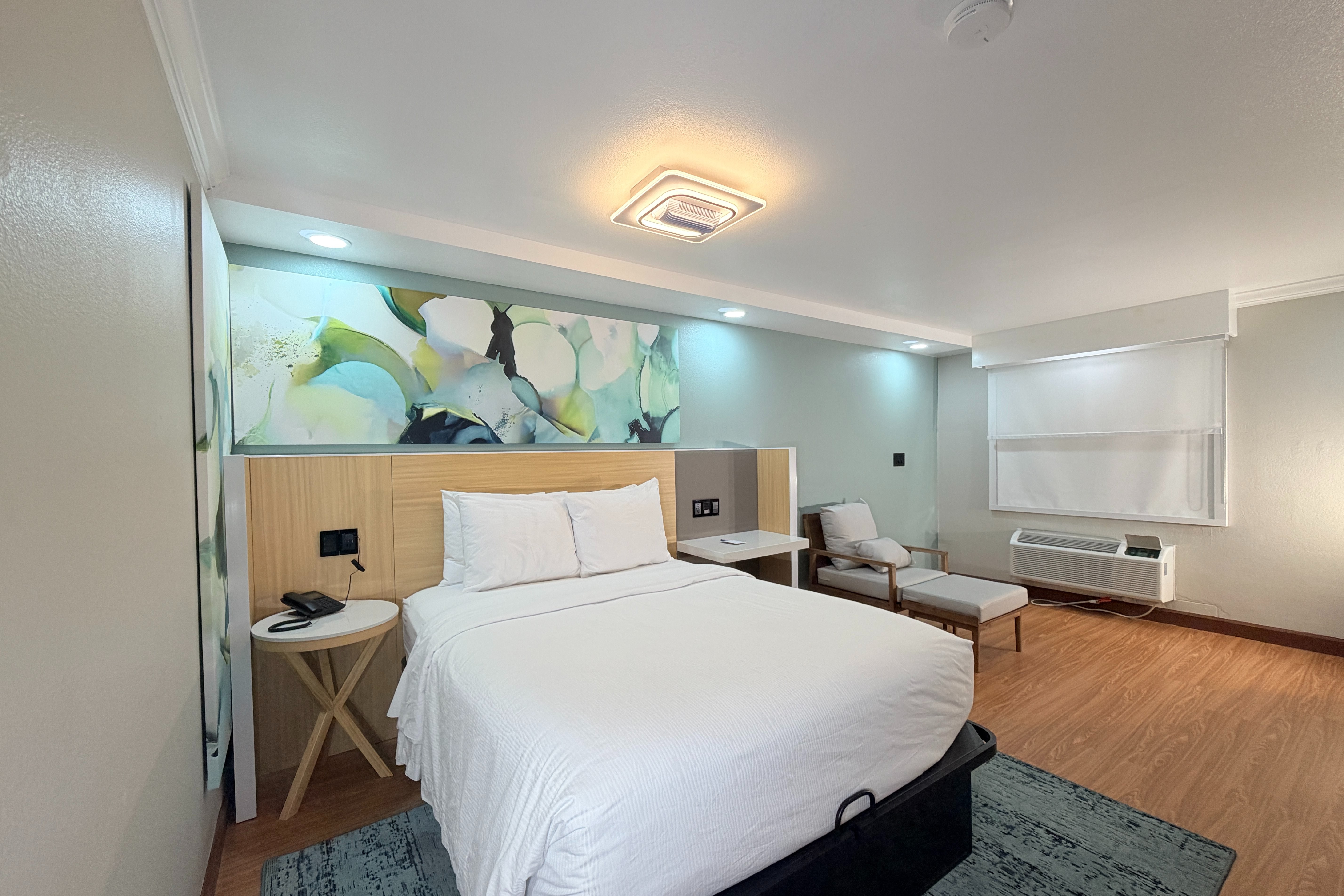 Guest room at the Wyndham Garden Salina Conference Center in Salina, Kansas