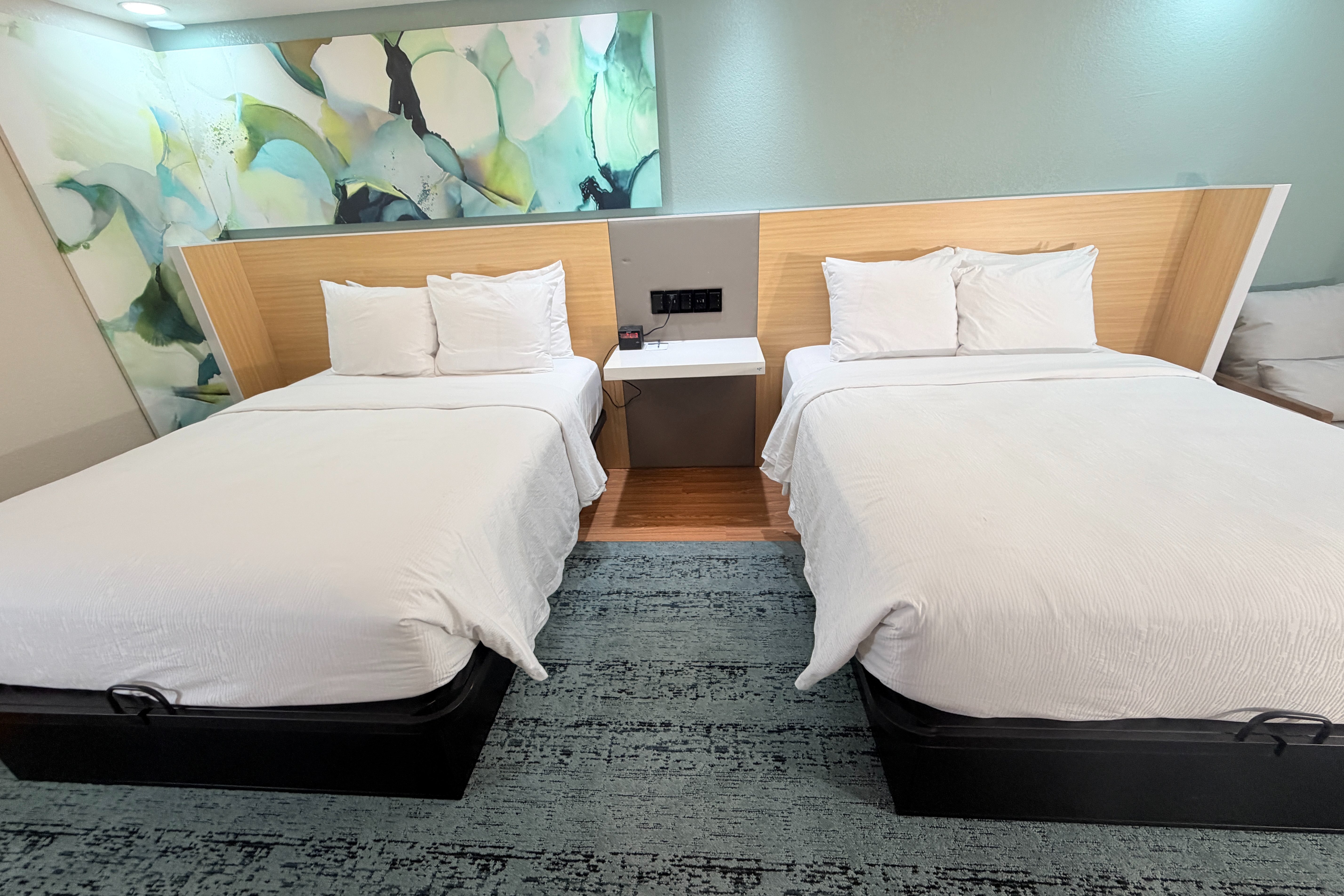 Guest room at the Wyndham Garden Salina Conference Center in Salina, Kansas