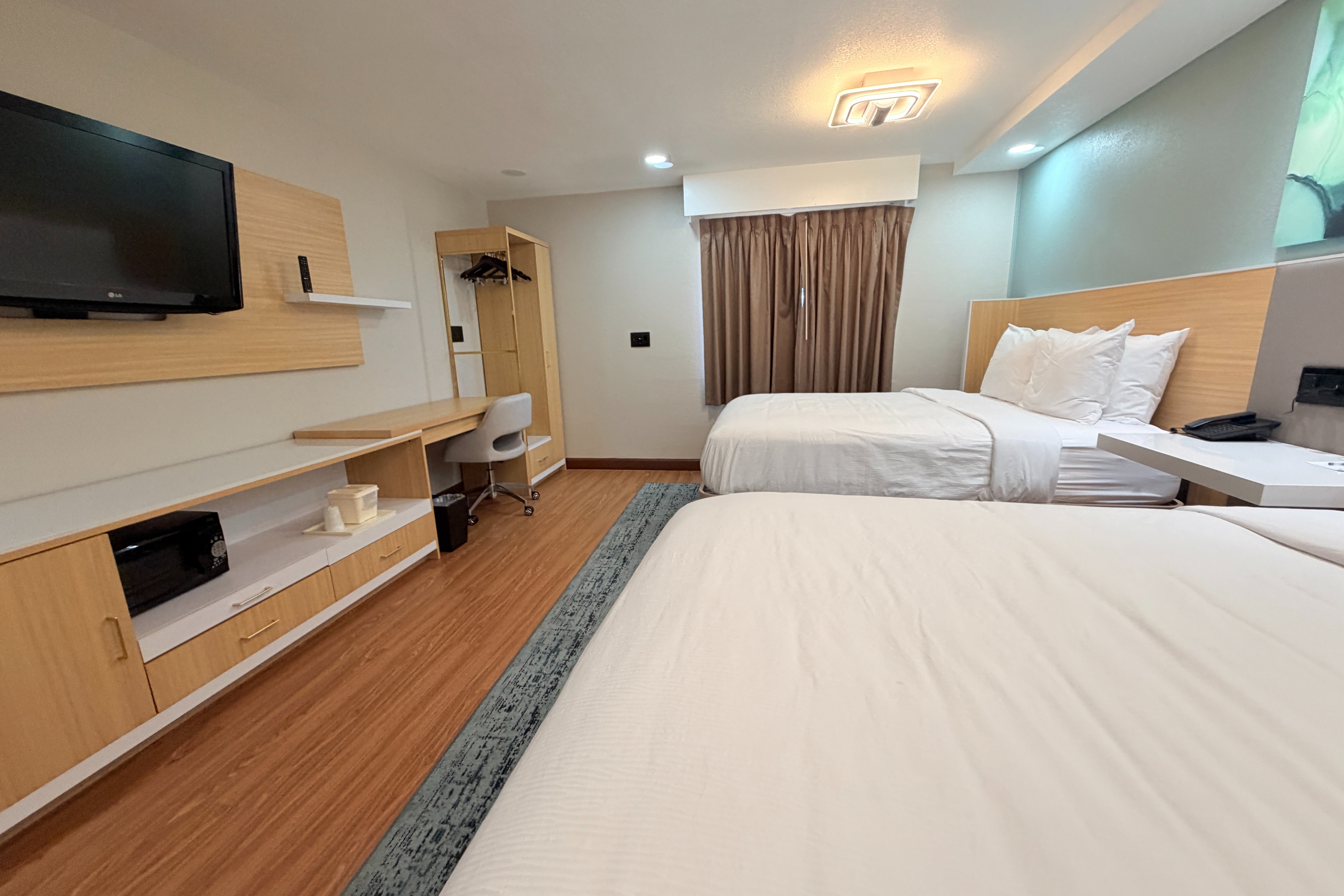 Guest room at the Wyndham Garden Salina Conference Center in Salina, Kansas