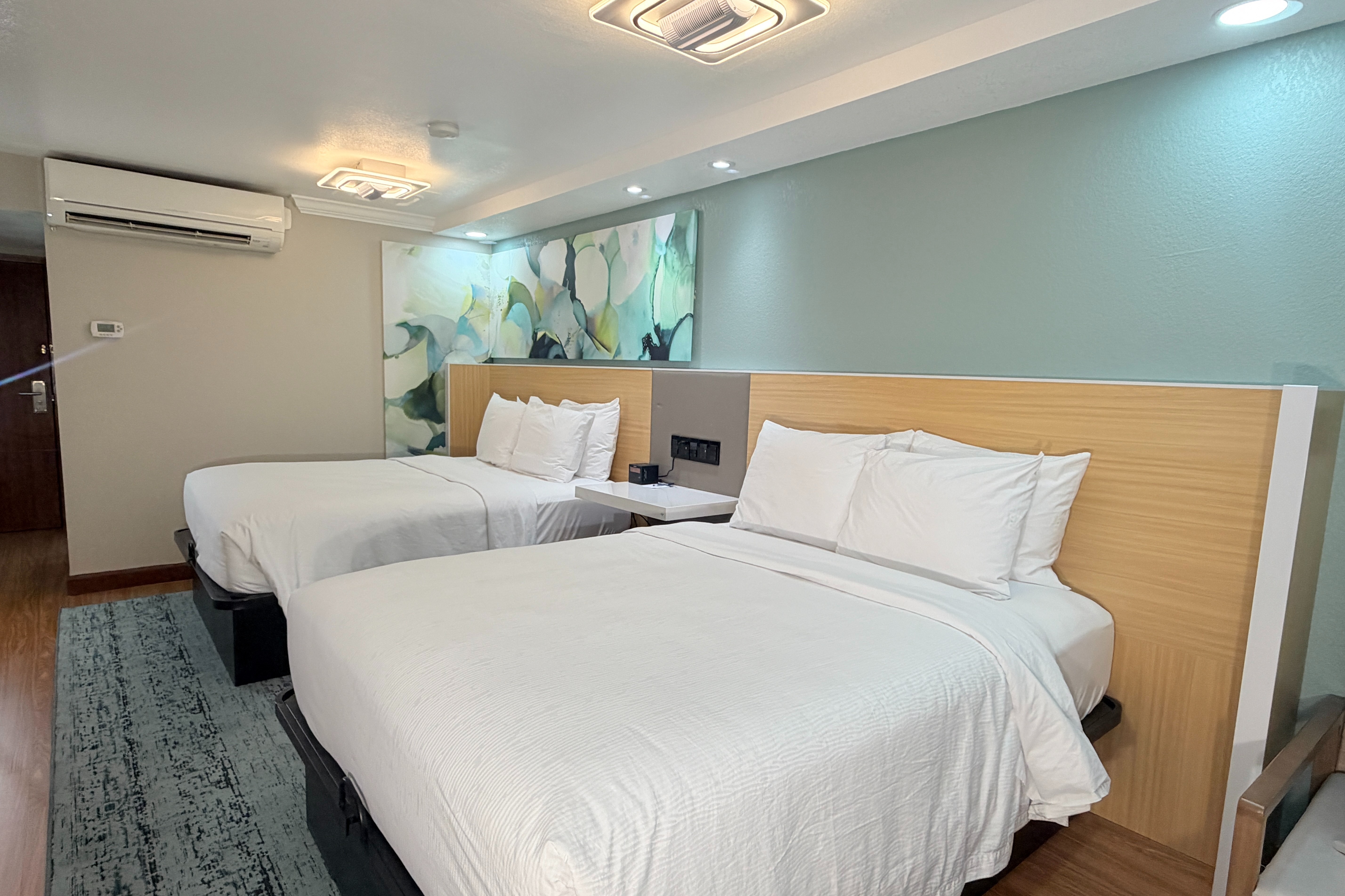 Guest room at the Wyndham Garden Salina Conference Center in Salina, Kansas