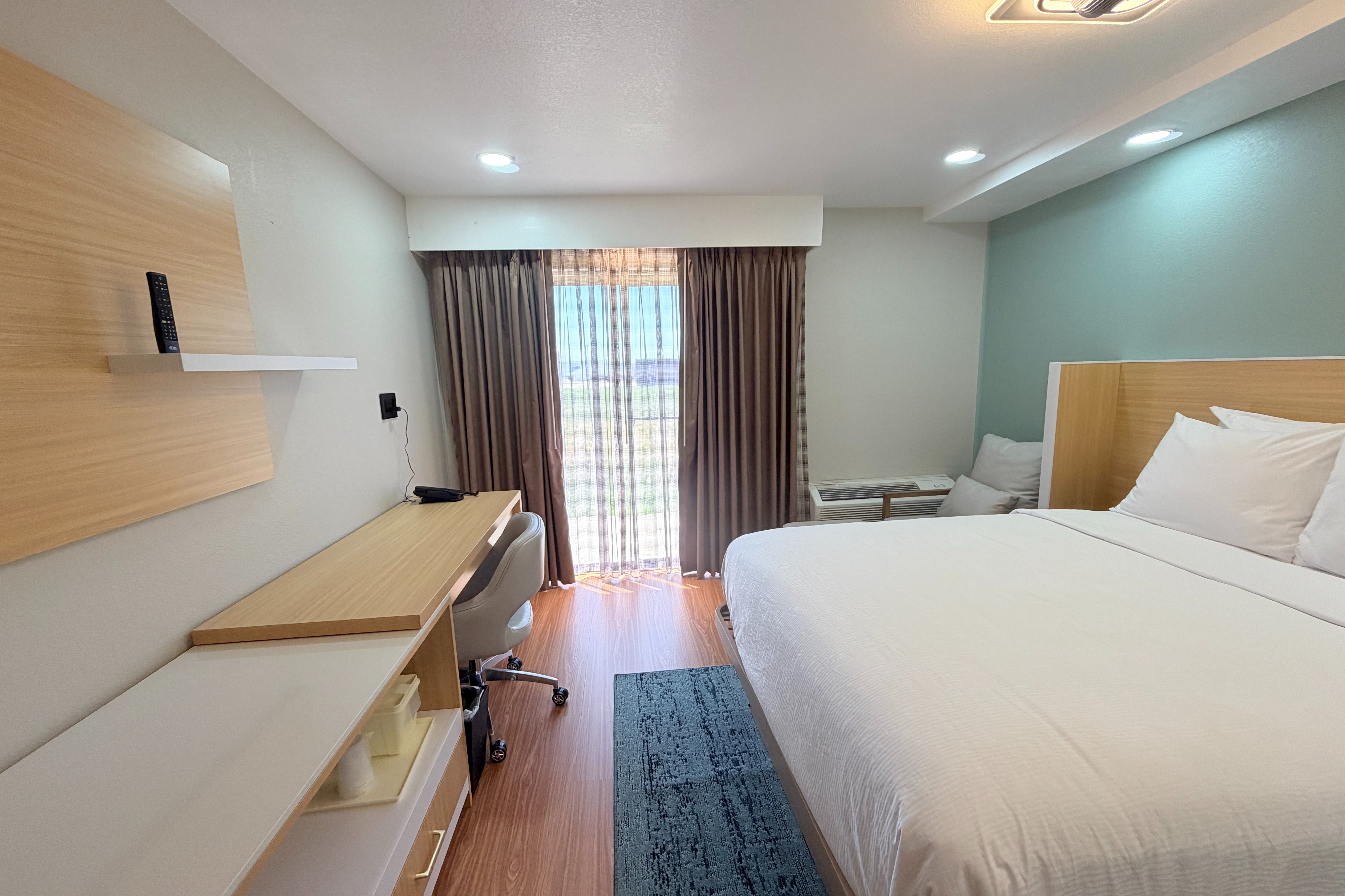 Guest room at the Wyndham Garden Salina Conference Center in Salina, Kansas