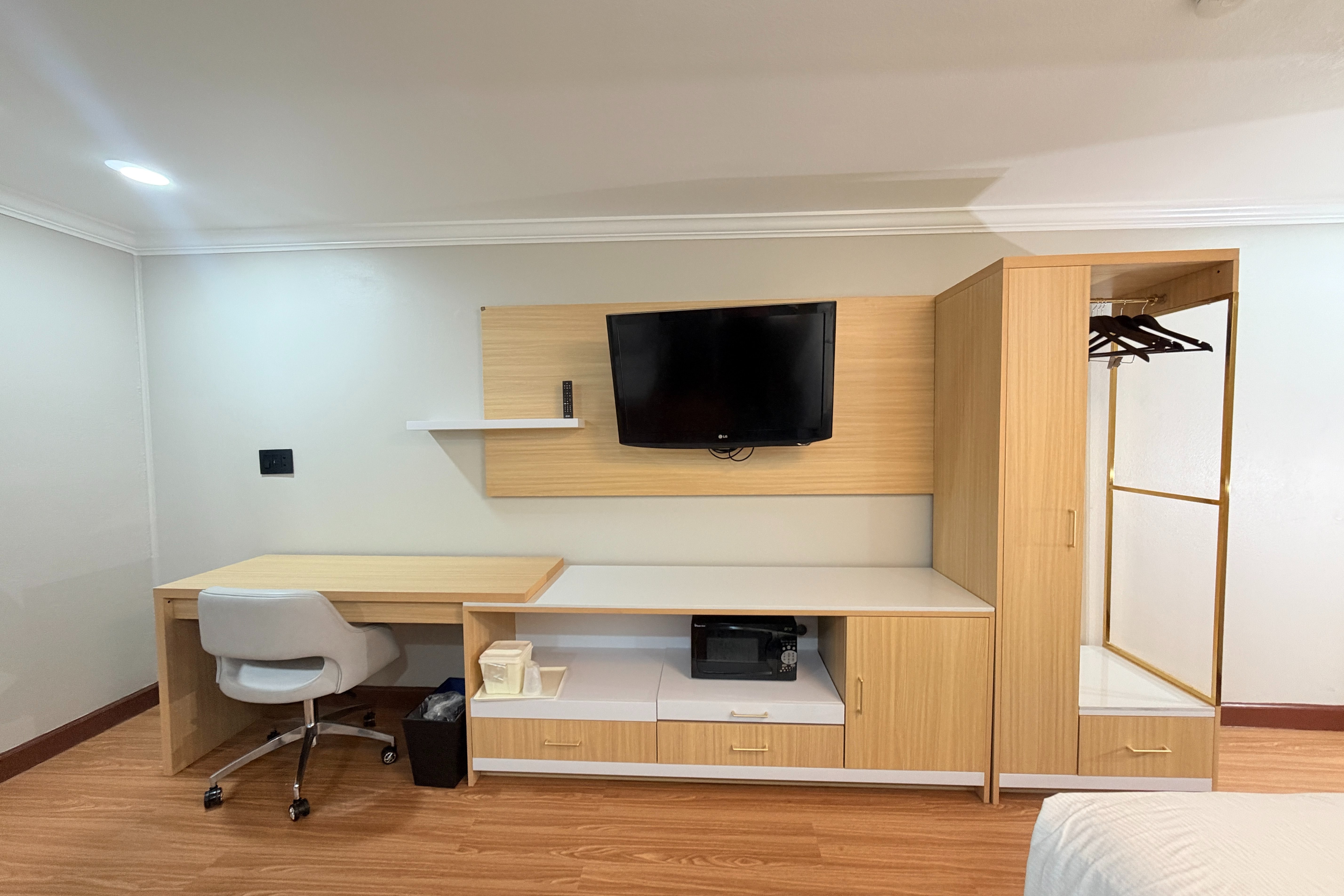 Guest room at the Wyndham Garden Salina Conference Center in Salina, Kansas