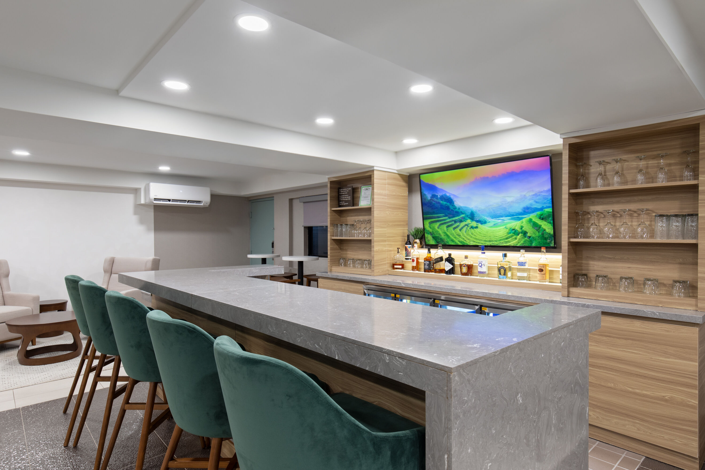 Bar at Wyndham Garden Louisville KY in Louisville, Kentucky