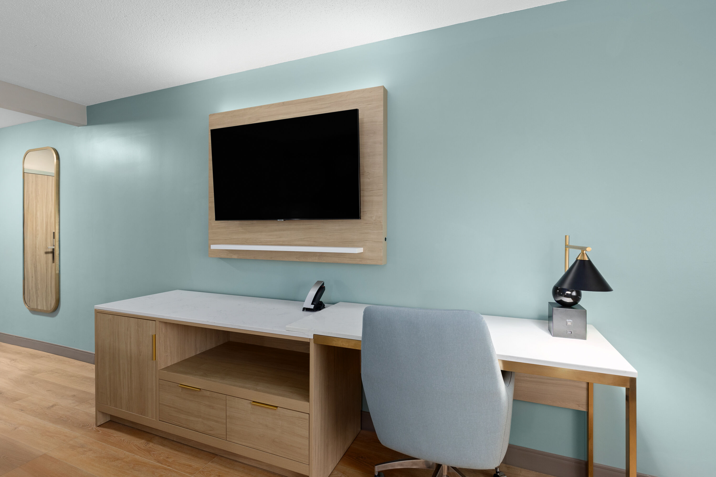 Guest room at the Wyndham Garden Louisville KY in Louisville, Kentucky