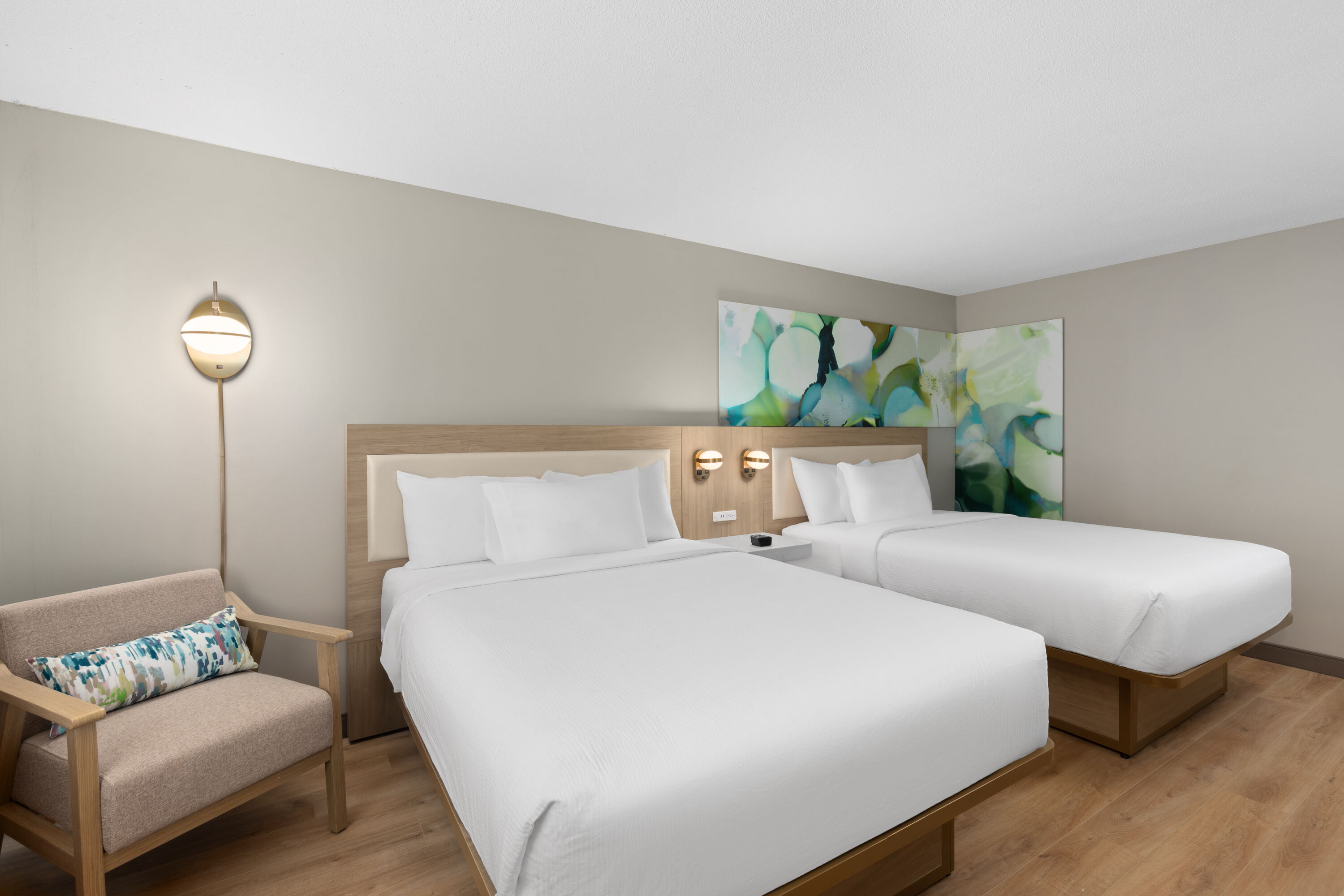 Guest room at the Wyndham Garden Louisville KY in Louisville, Kentucky