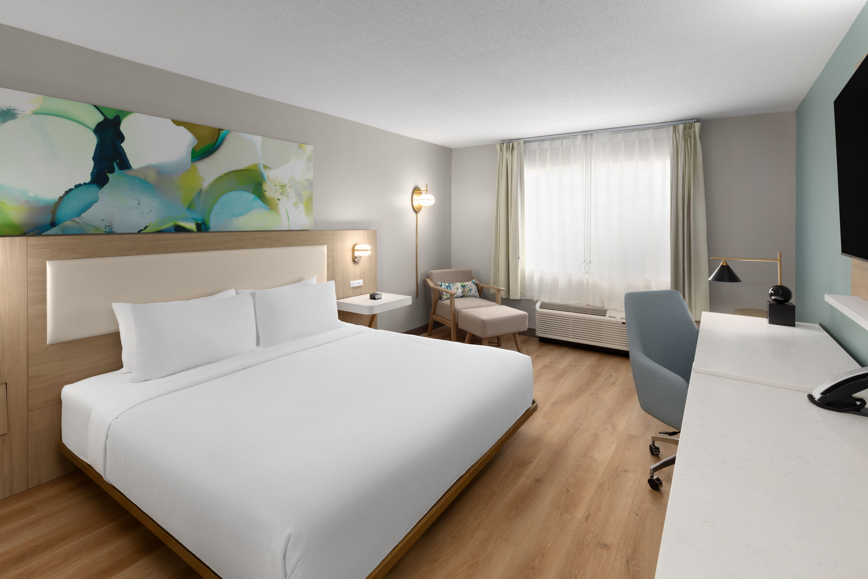 Guest room at the Wyndham Garden Louisville KY in Louisville, Kentucky