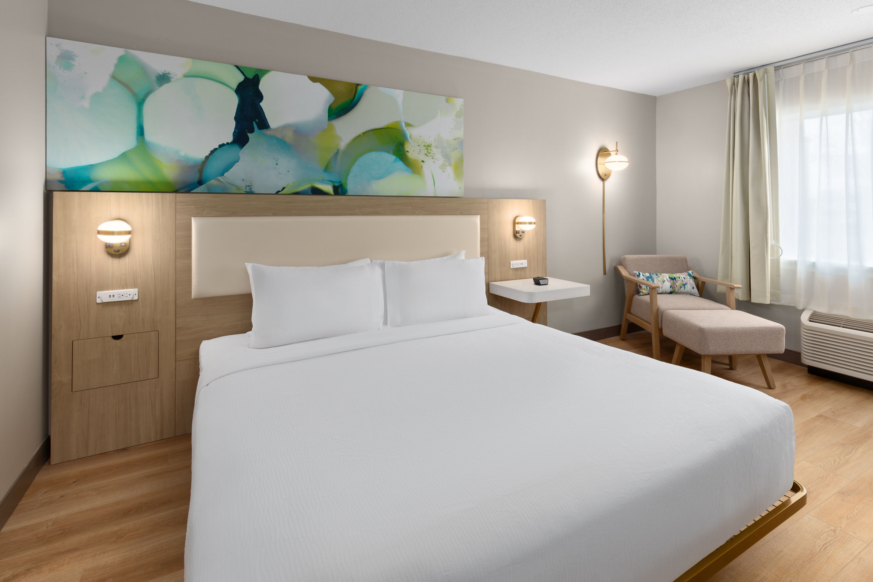 Guest room at the Wyndham Garden Louisville KY in Louisville, Kentucky