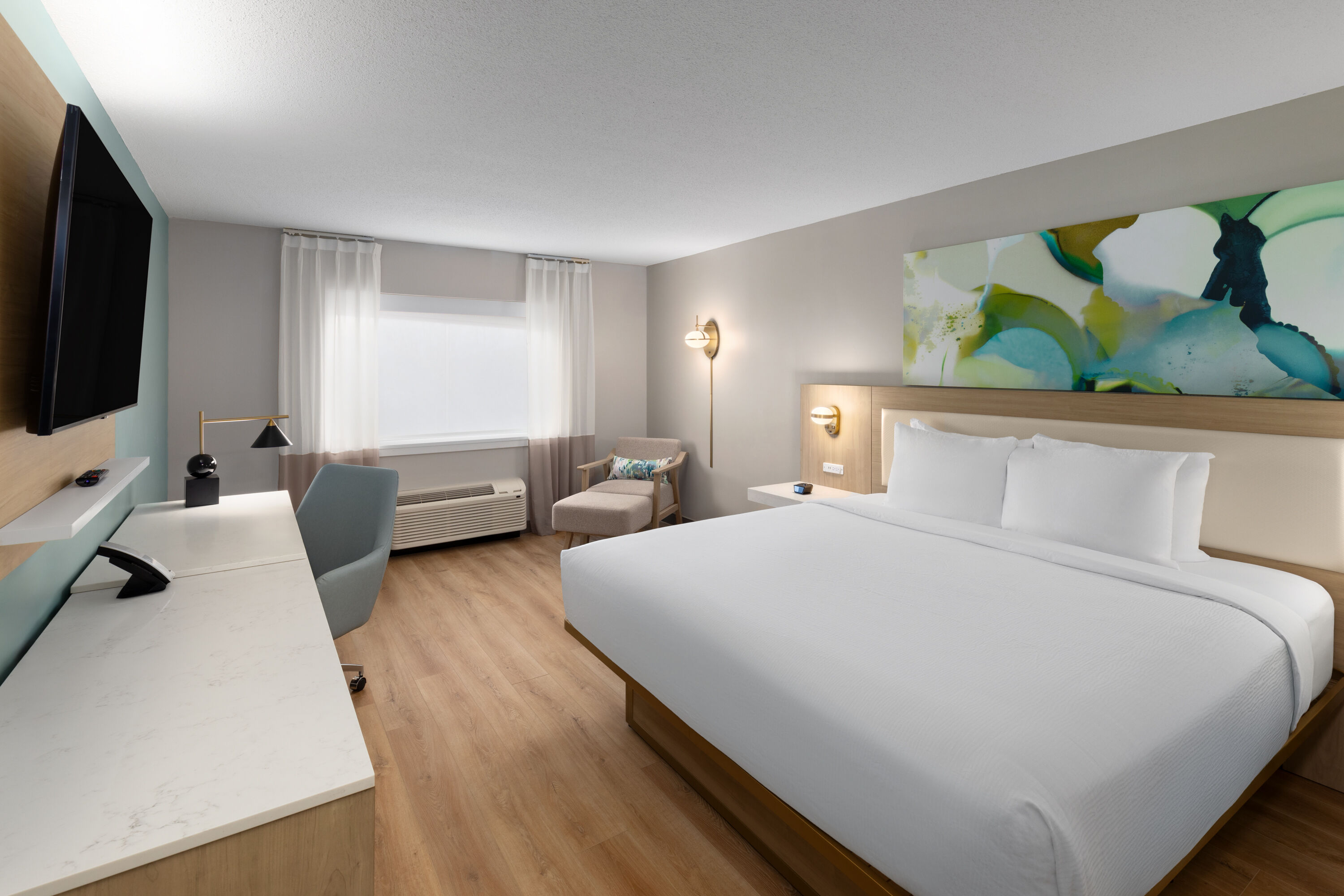 Guest room at the Wyndham Garden Louisville KY in Louisville, Kentucky