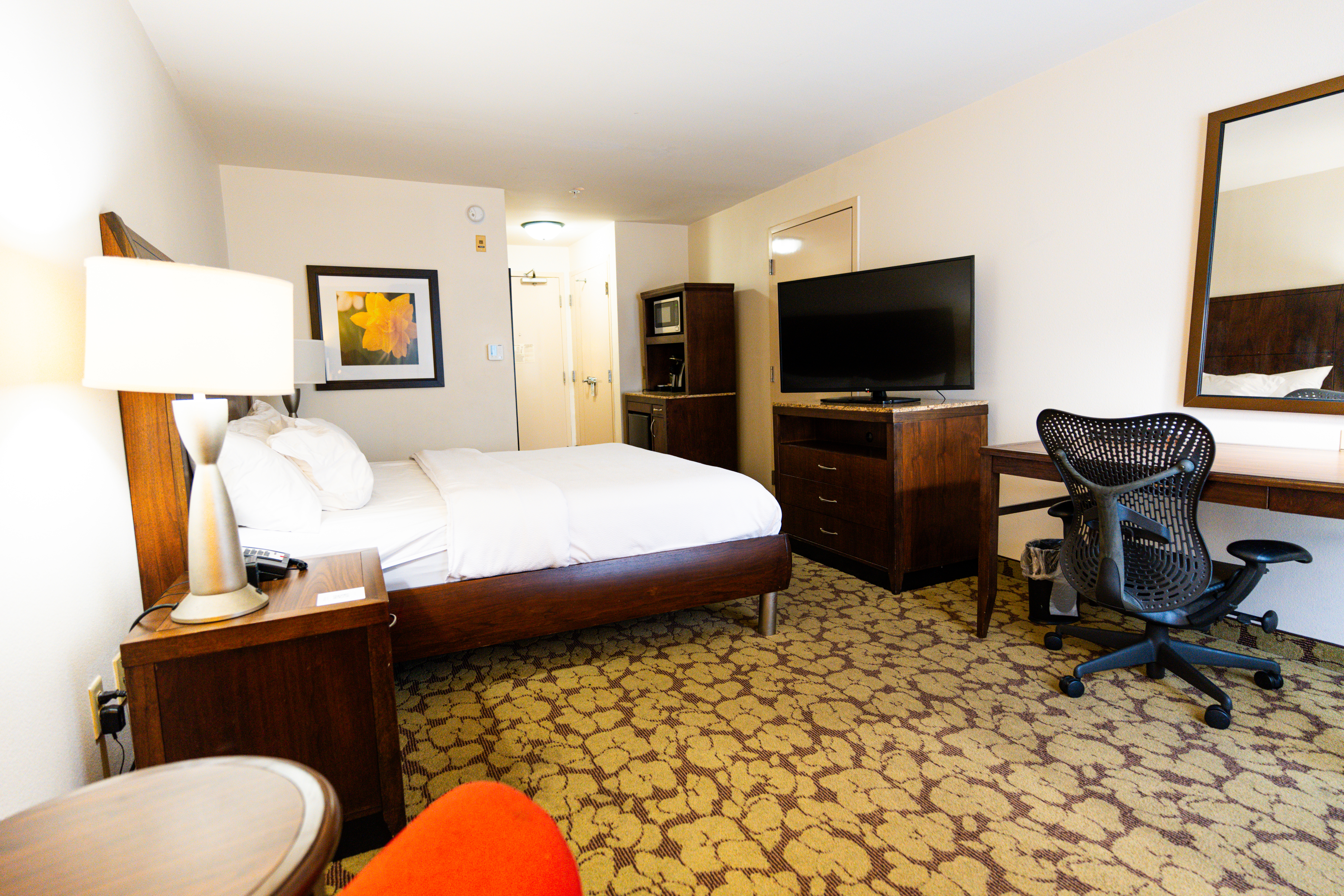 Guest room at the Wyndham Garden New Orleans Airport in Kenner, Louisiana